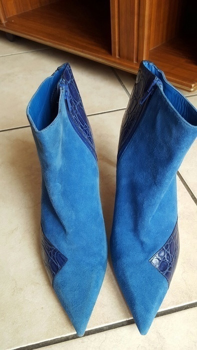 Bottines 2025 bleu roi