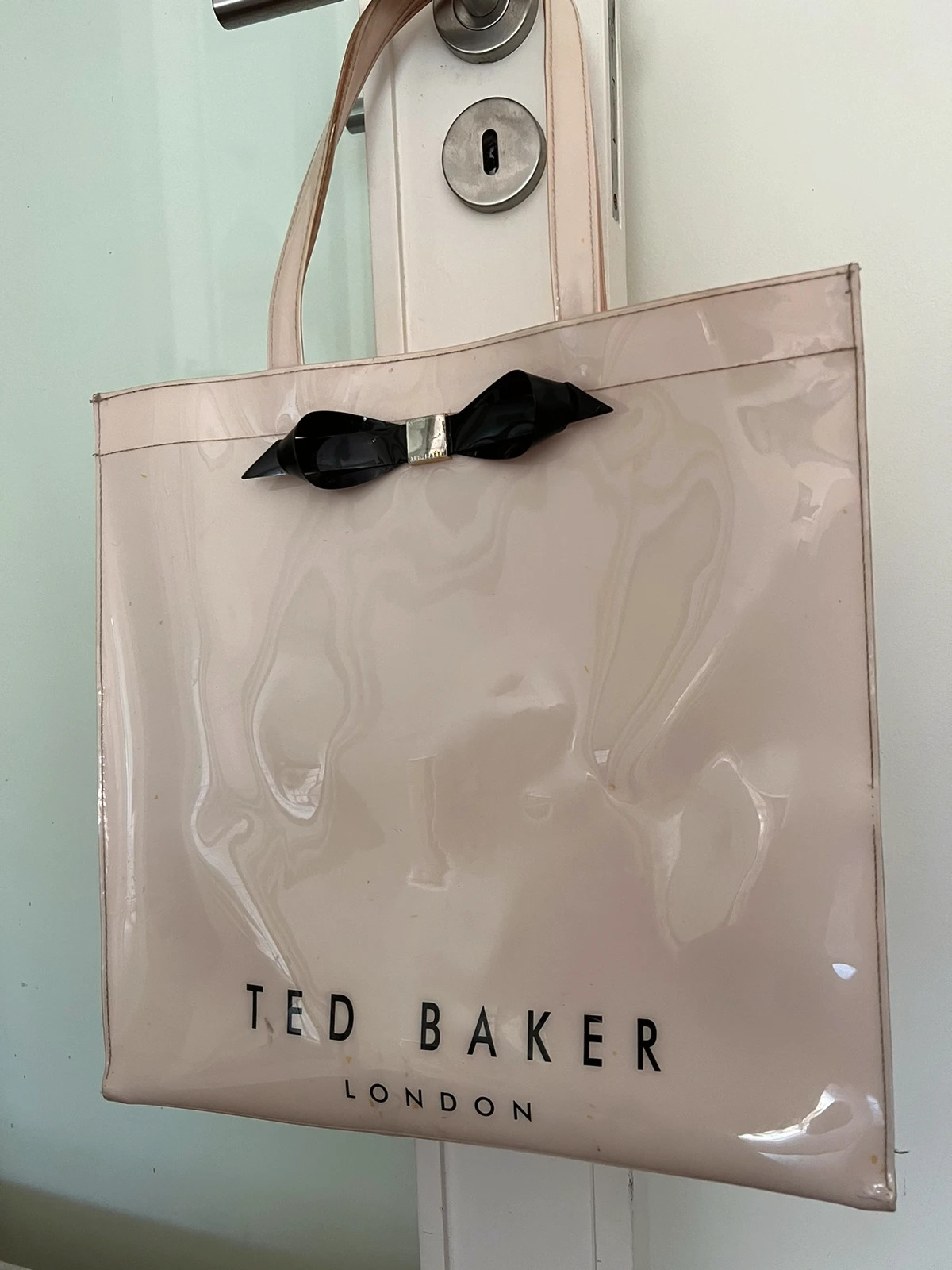 Bolsa Ted Baker London Original Plástico Usada Com Detalhe