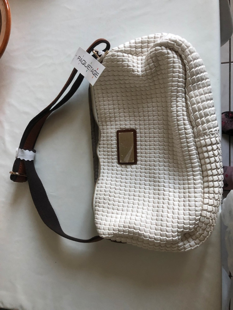 Sac paquetage blanc neuf Vinted