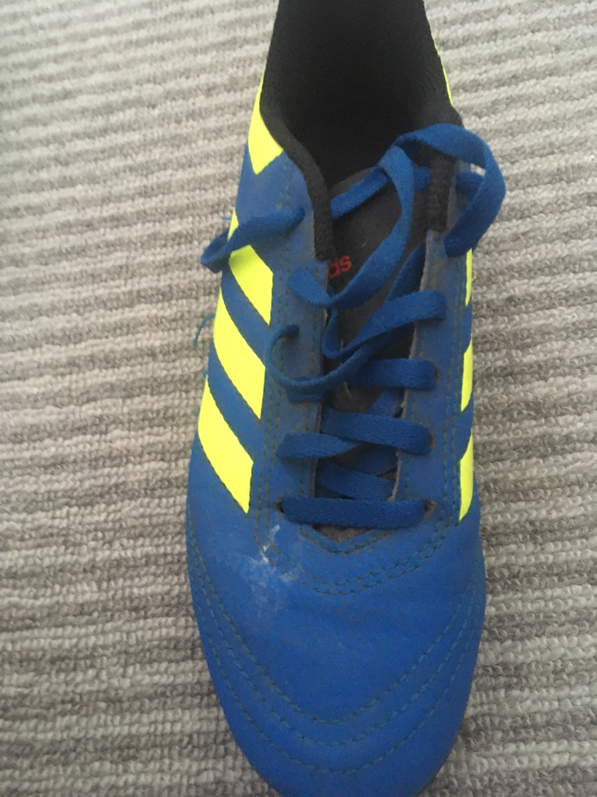 Adidas blue yellow football clearance boots