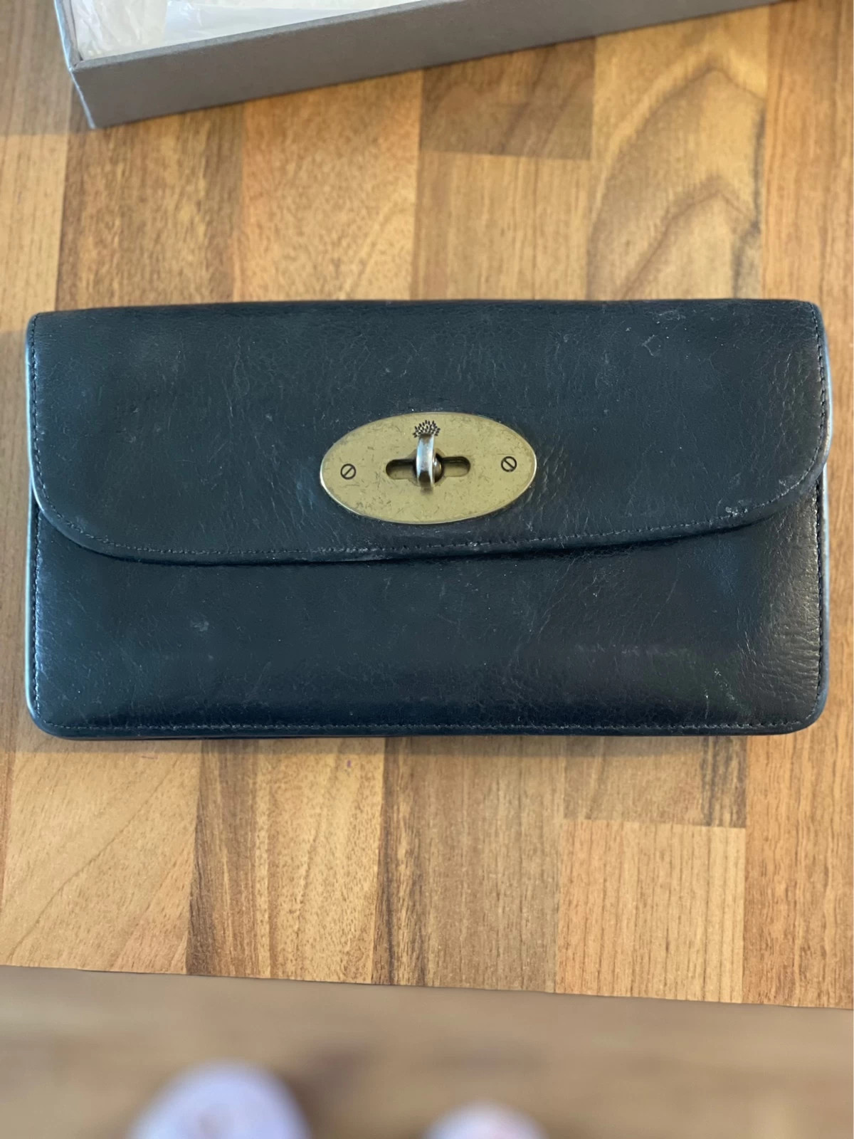 Mulberry Black Leather Postman Lock Purse Vinted