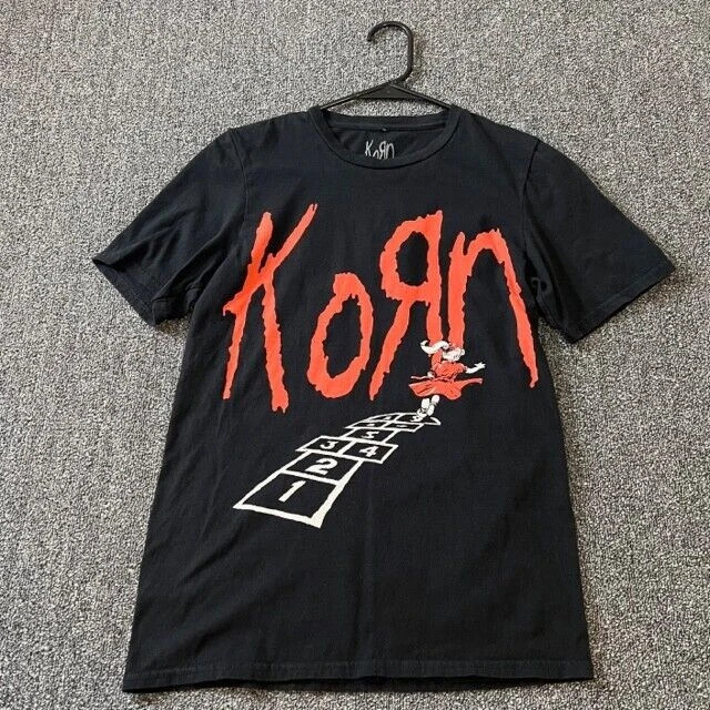 Korn t Shirt Size Small Black Hopscotch Concert Official Follow