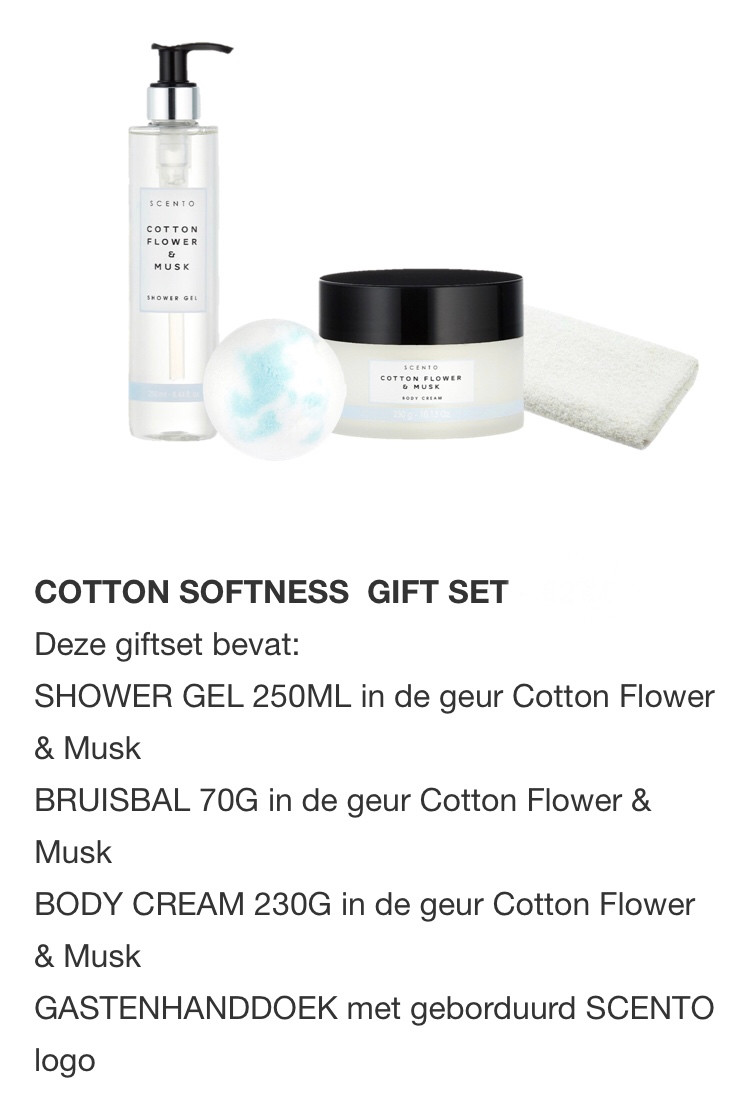 Scento cotton outlet flower & musk