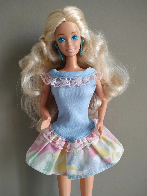 Vêtements Tenue Robe Barbie Printemps SpringTime Fashions Mattel Années  #8609