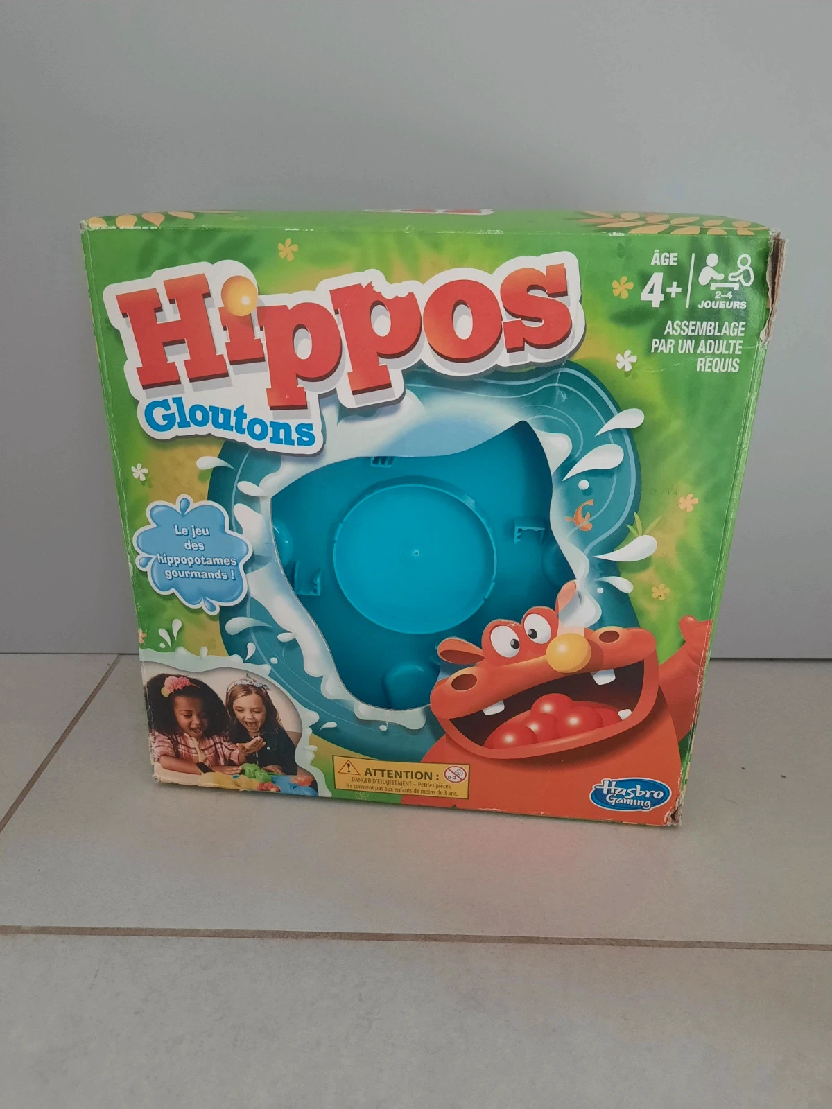 Hasbro Hippos Gloutons - Jeu de société pour Enfants - Jeu Rigolo de  rapidité - Version française