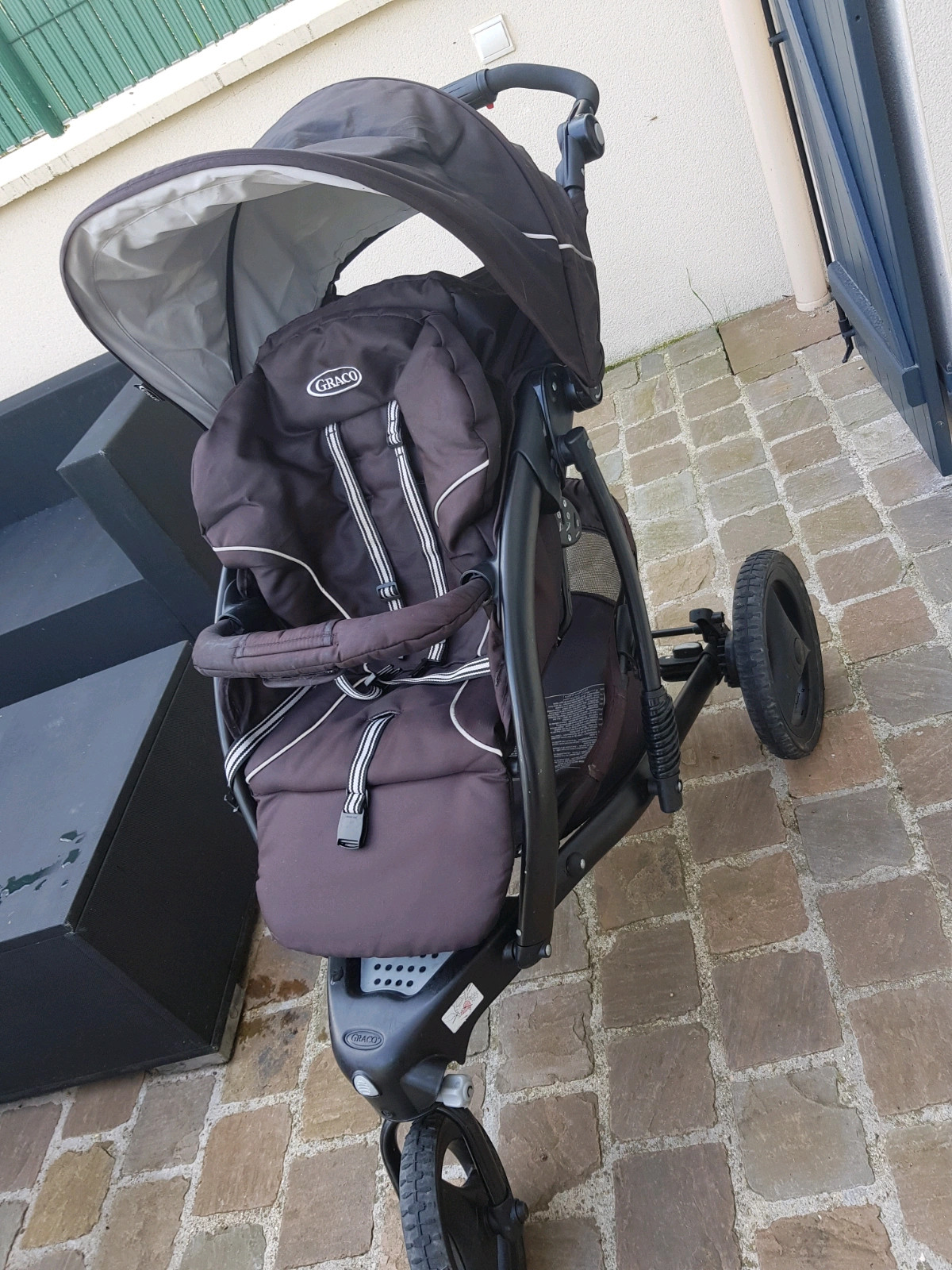 Poussette Graco Trekko 3 roues noire