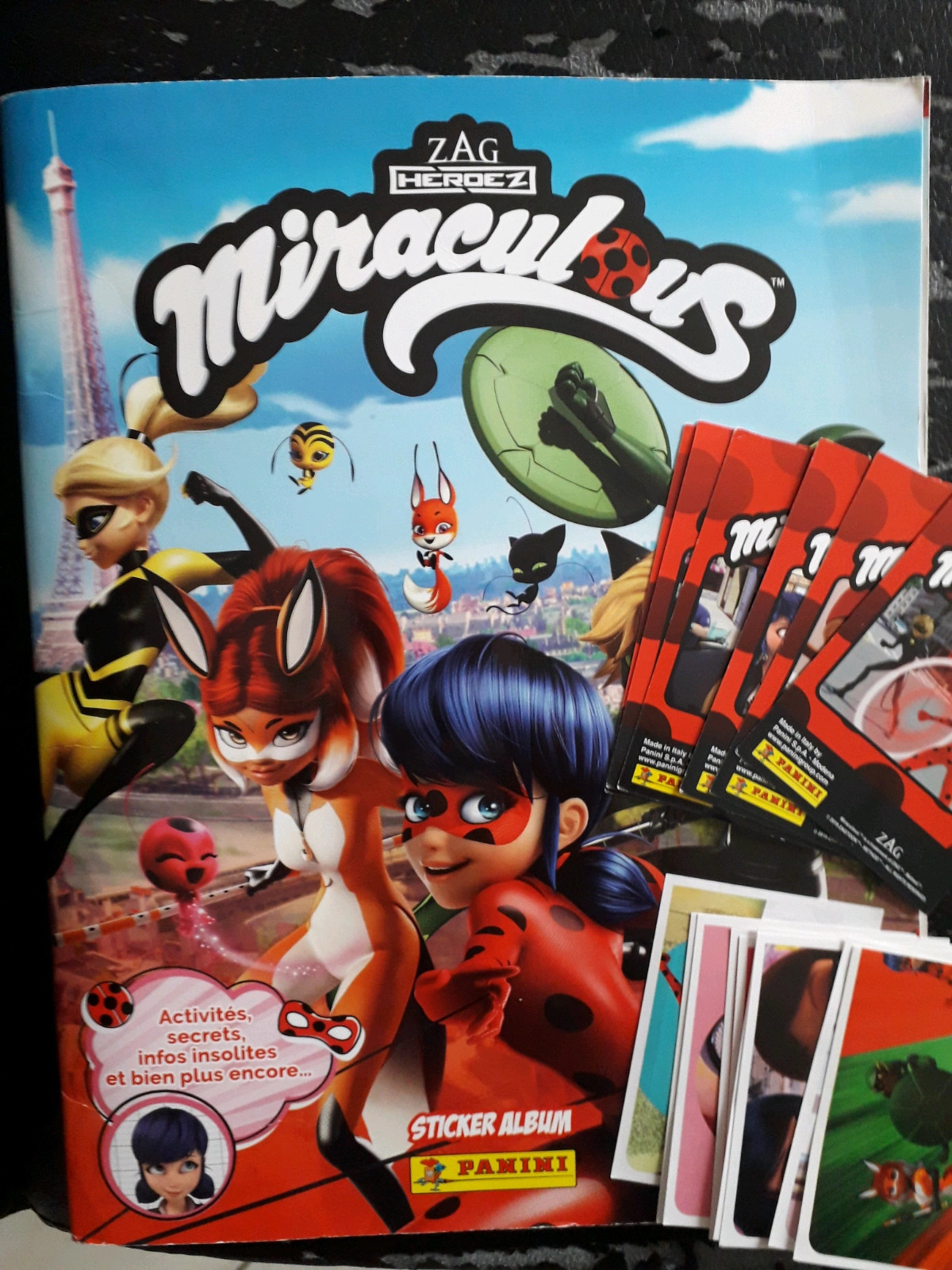 Panini - Jeu de cartes Panini Miraculous 5 Album - Jeux de cartes