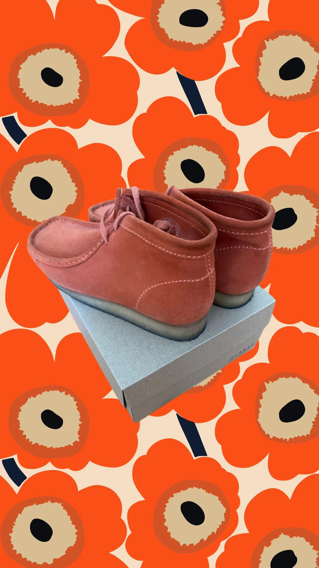 Burnt discount orange wallabees