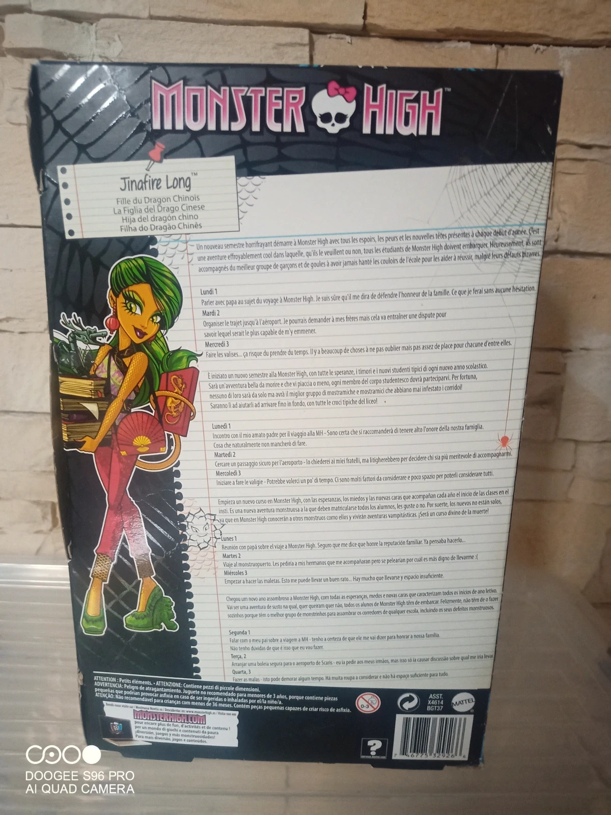 Monster High - Bgt37 - Poupée - Jinafire Long