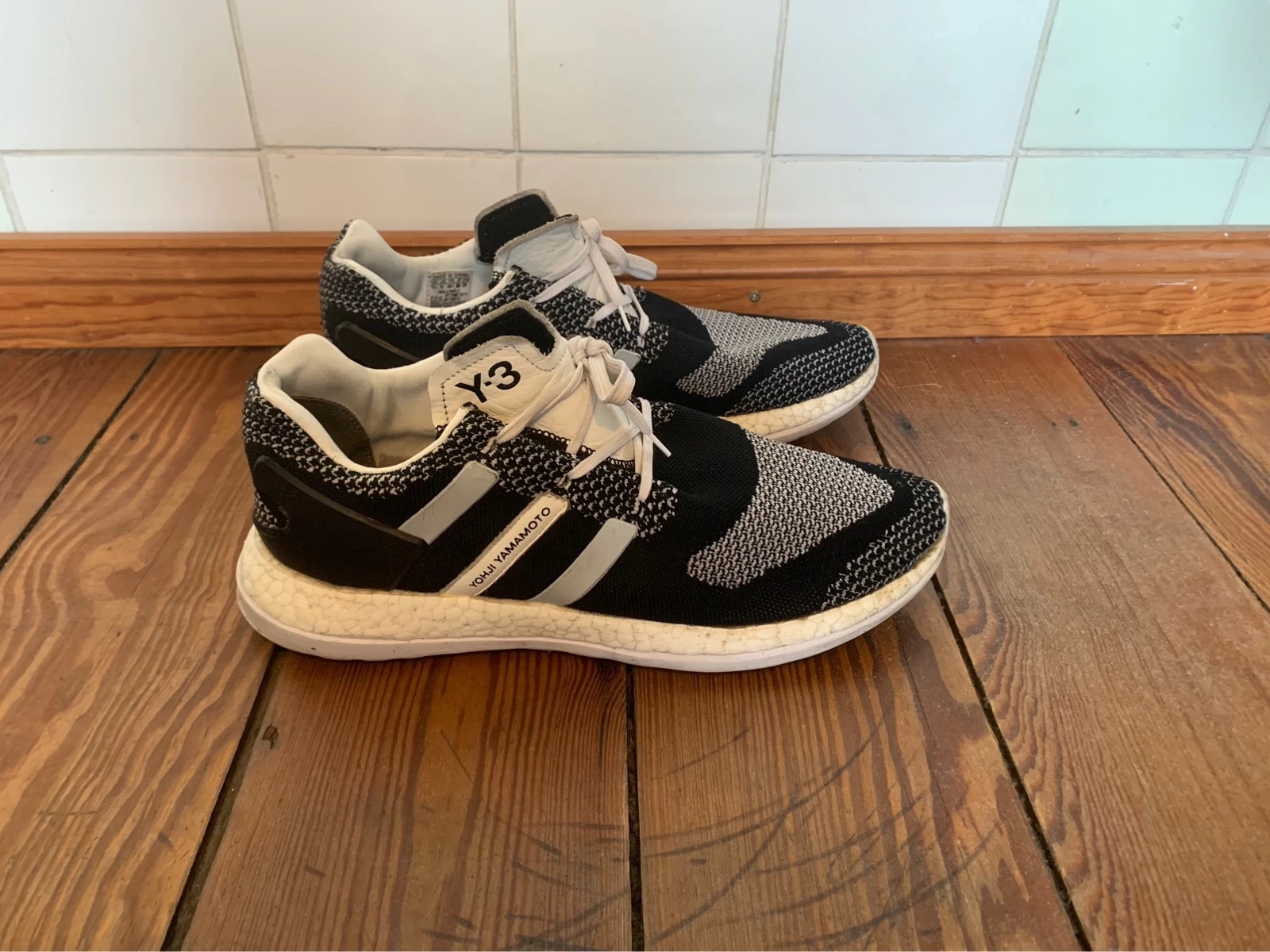 Y 3 pure boost zg knit core Black