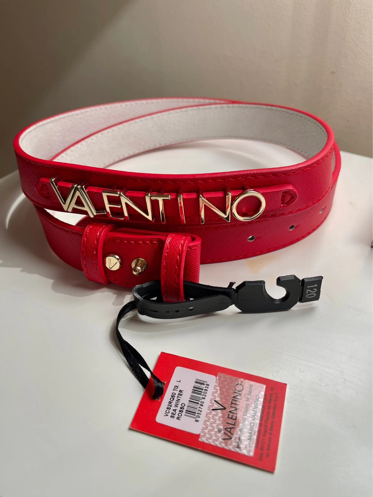 Valentino clearance belt red