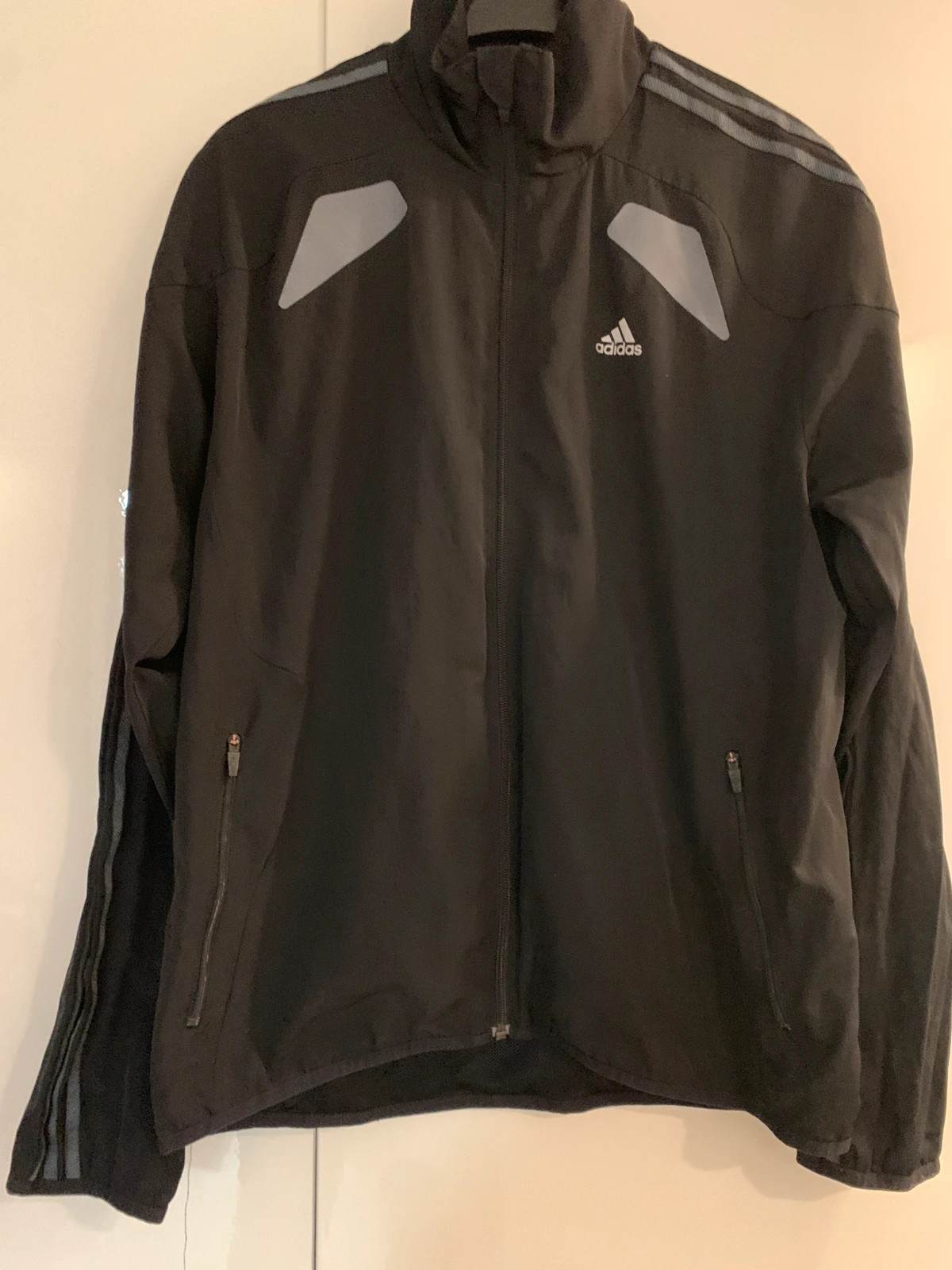 adidas Trainingsjacke Jacke Climacool schwarz grau GroBe S Vinted