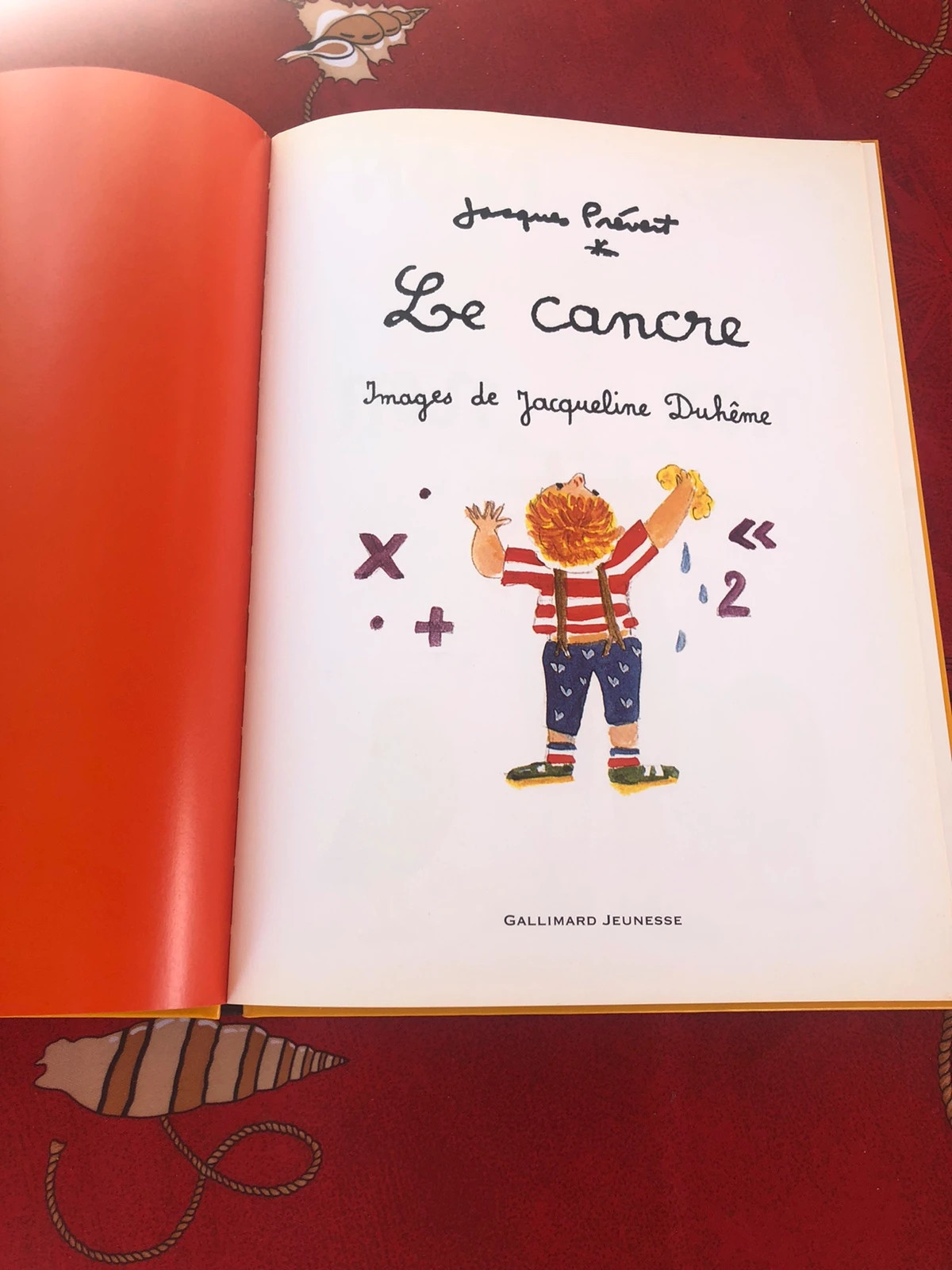 Livres illustrés La couverture de Jane, Albums Gallimard Jeunesse