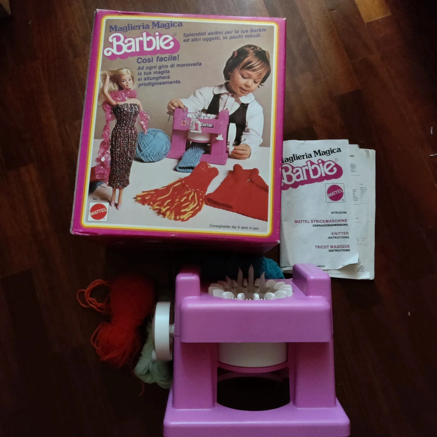 Maglieria magica di Barbie anni '80 vintage