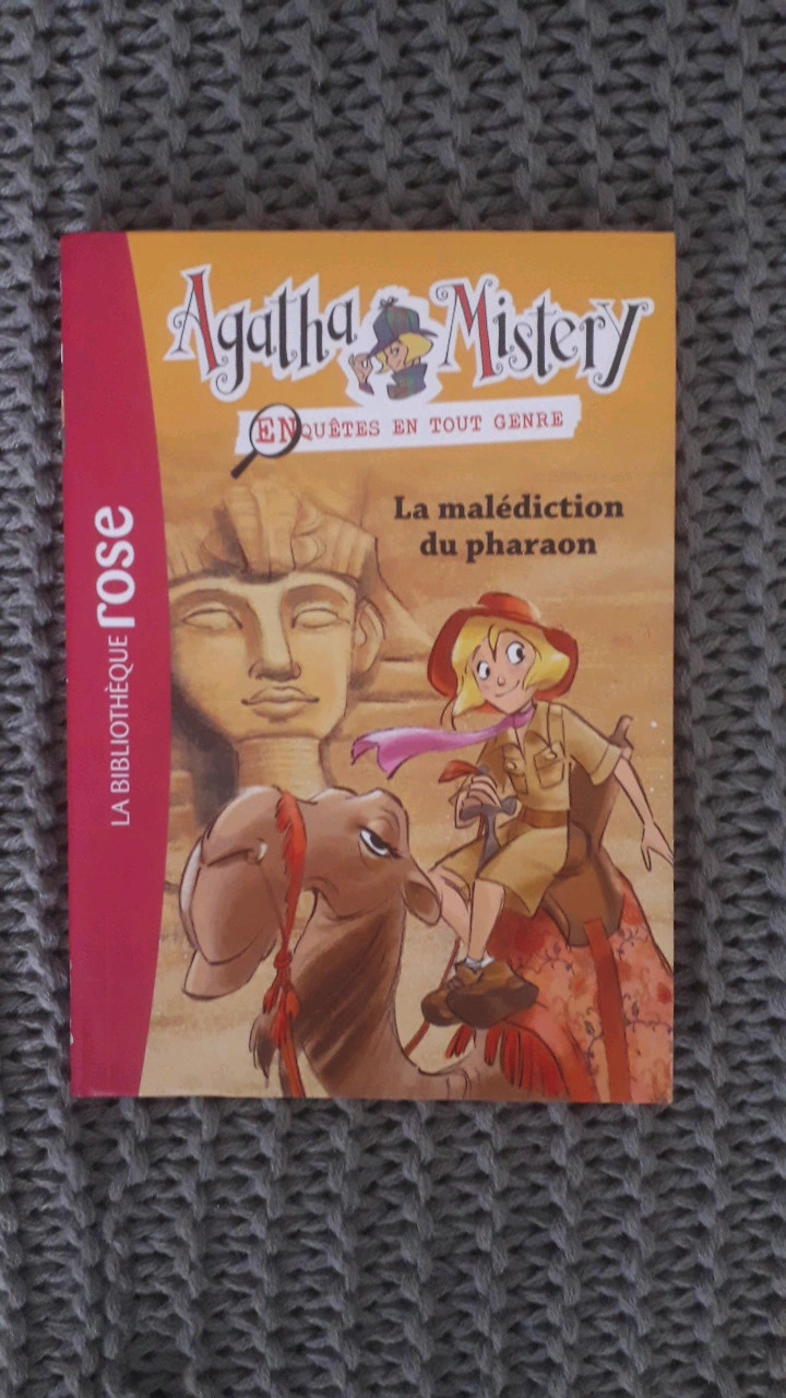 Livre Agatha Mistery (La malédiction du pharaon