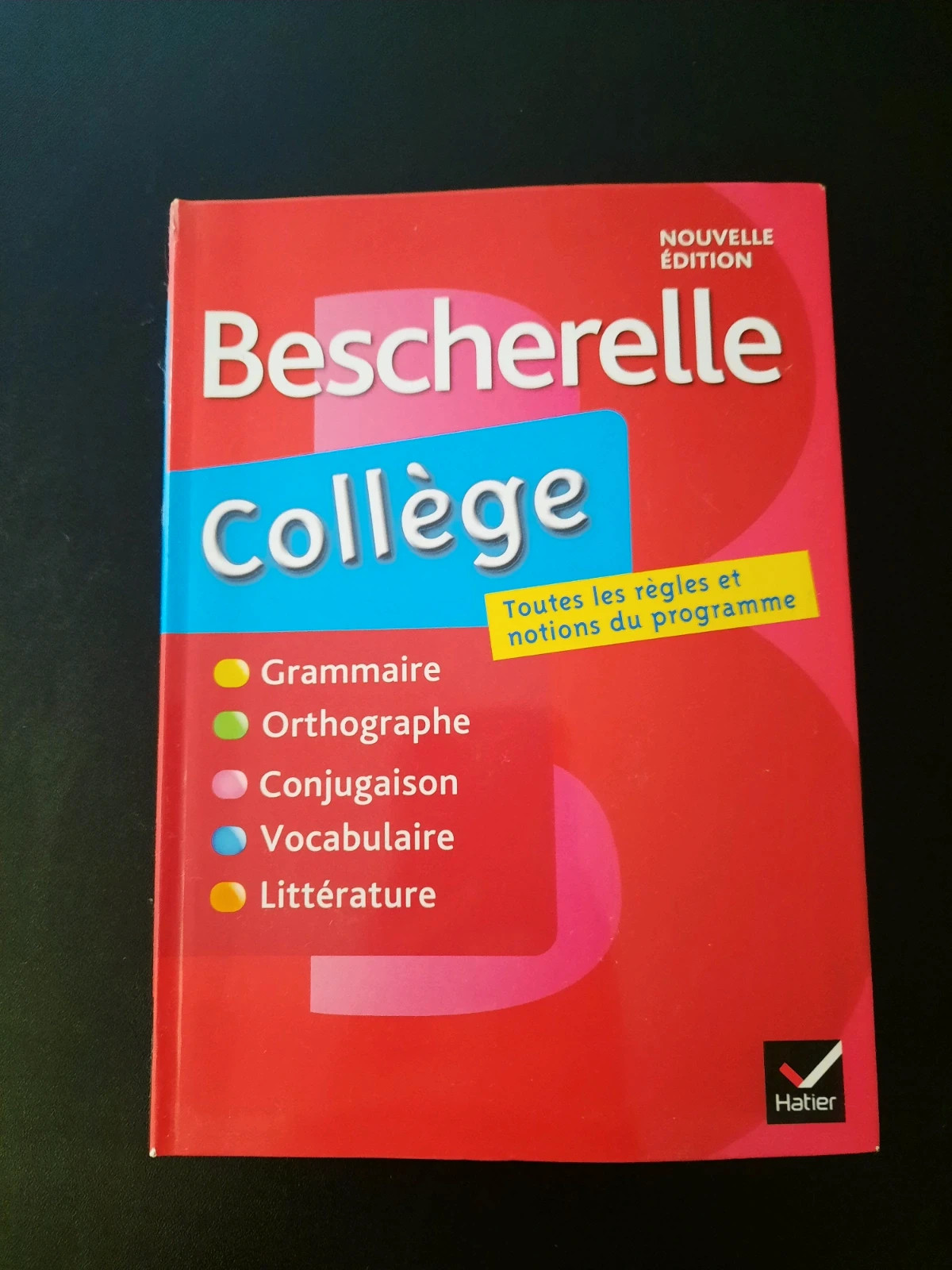 Bescherelle collège / nouveaux programmes de français, grammaire