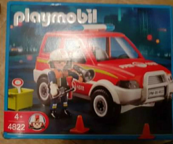 Playmobil - 4822 - Jeu de construction - Voiture de pompier : :  Jeux et Jouets