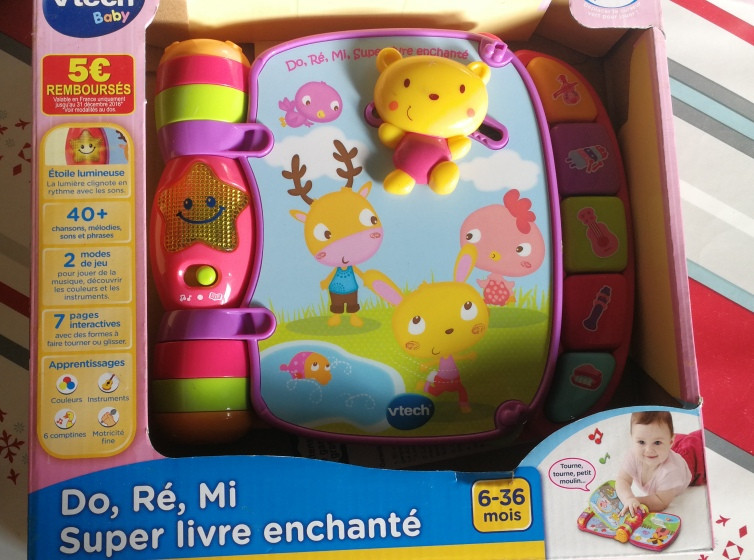 Livre interactif vtech 6-36 mois - VTech - 6 mois