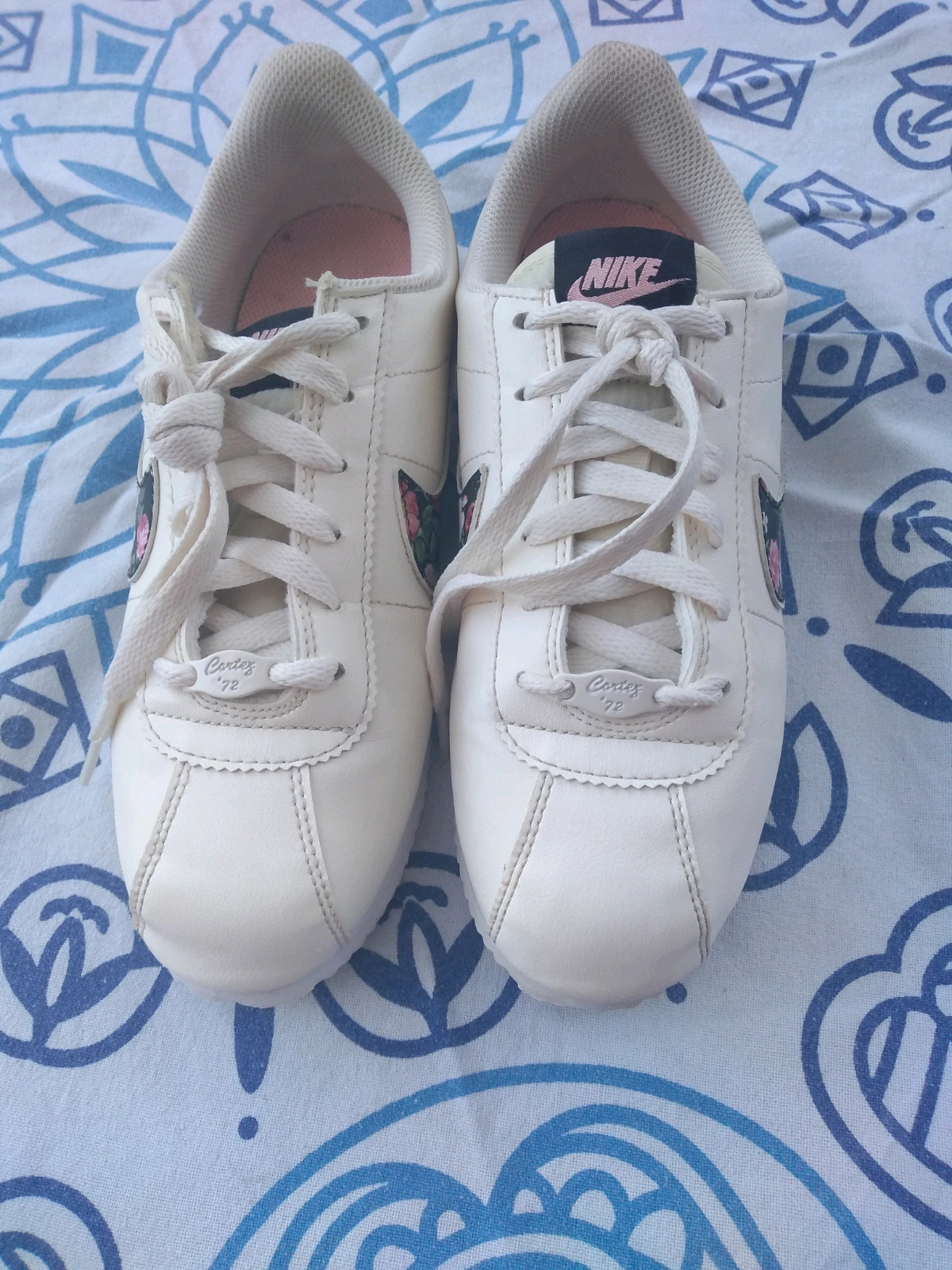 Nike cortez con flores shop