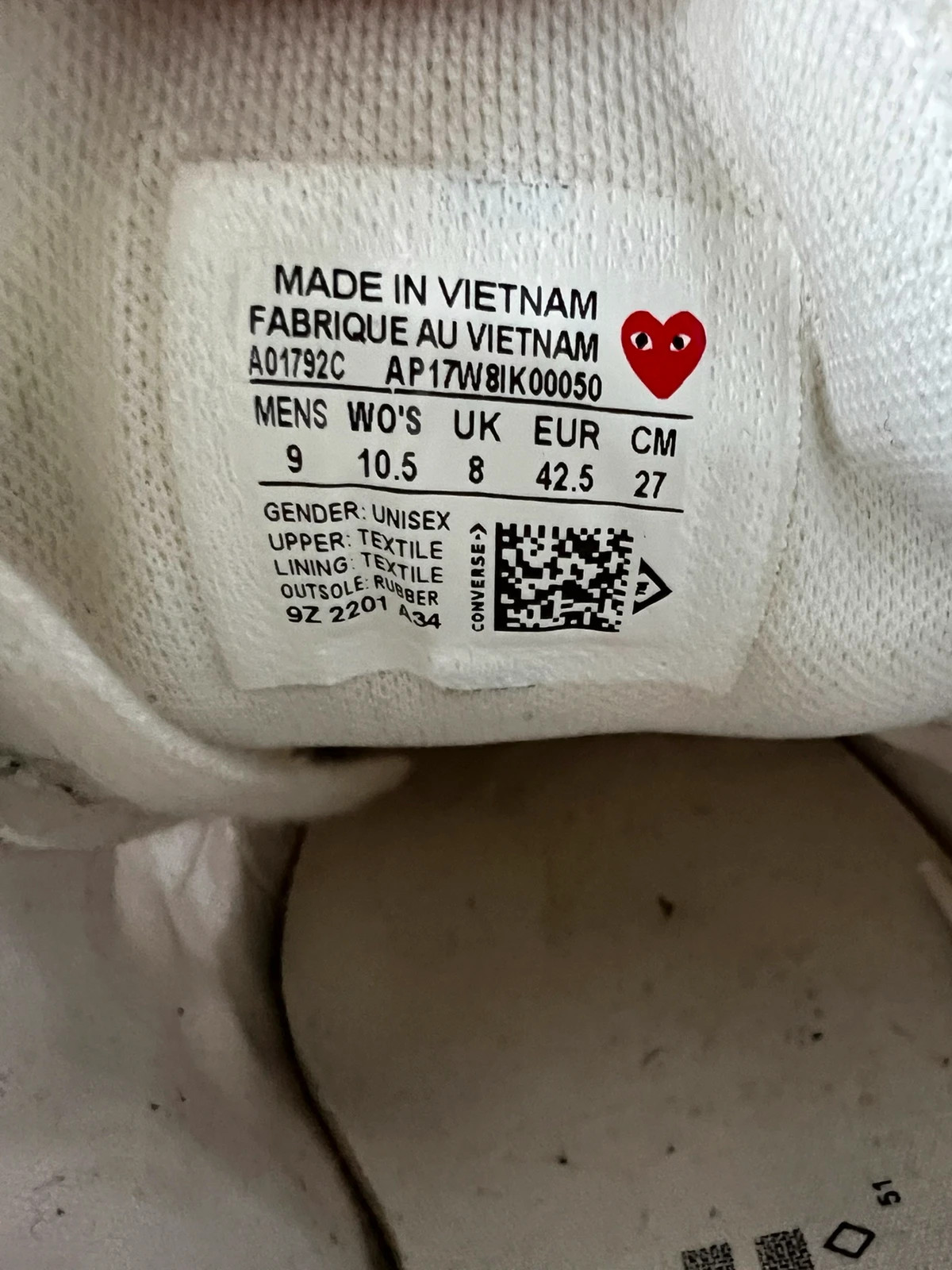 Converse One Star Comme des Garcons Vinted