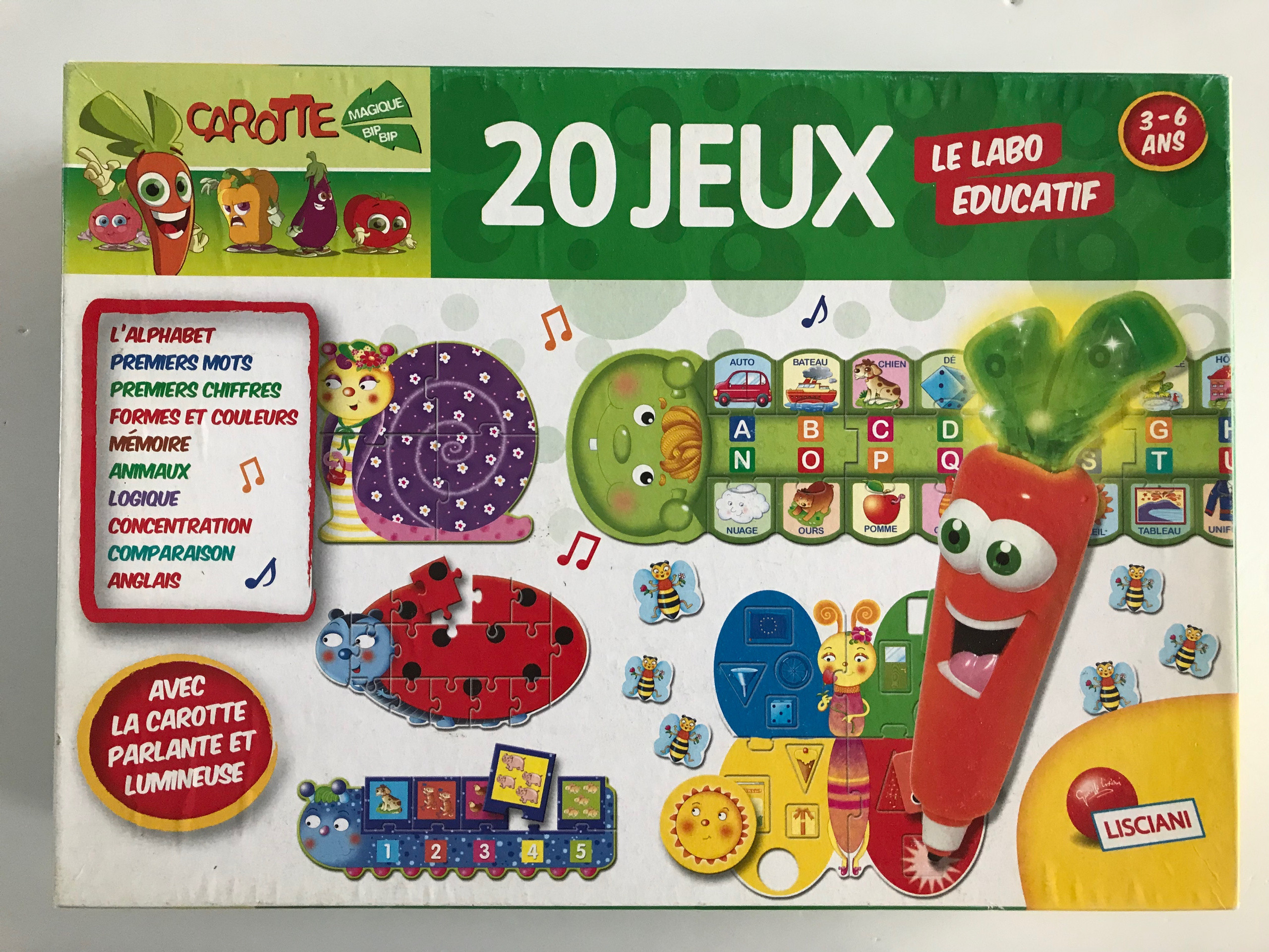 Labo éducatif 20 jeux carotte magique Zig Zag Educatif : King Jouet,  Premiers apprentissages Zig Zag Educatif - Jeux et jouets éducatifs