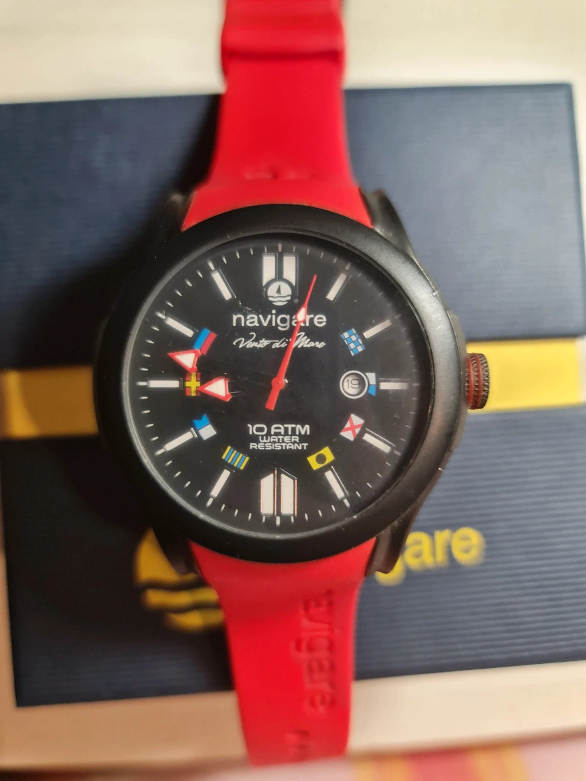 Orologio navigare vento sales di mare