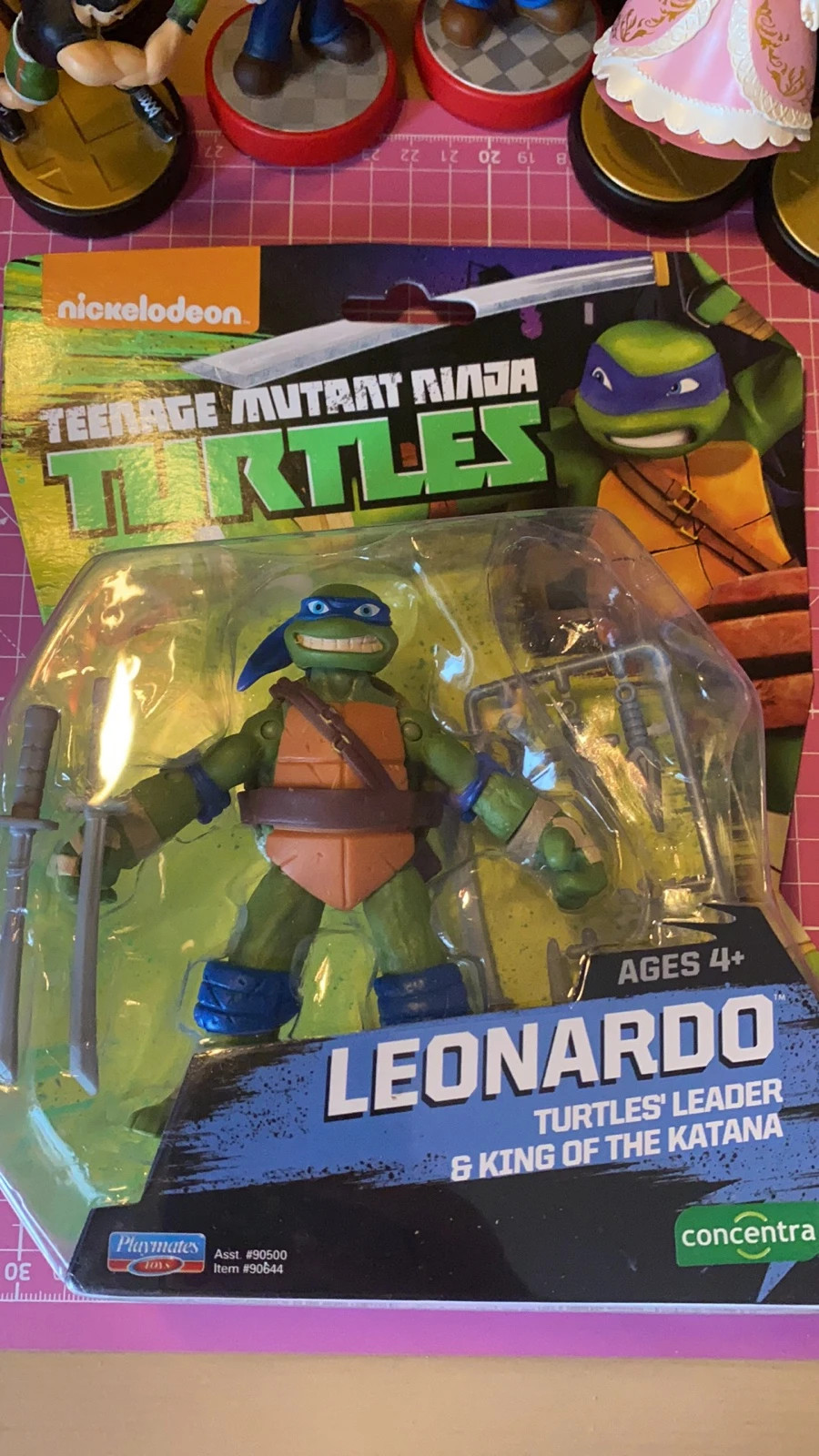 RETRAIT BOUTIQUE - Collection 4 Figurines Tortues Ninja Classic Turtle  Playmates Toys