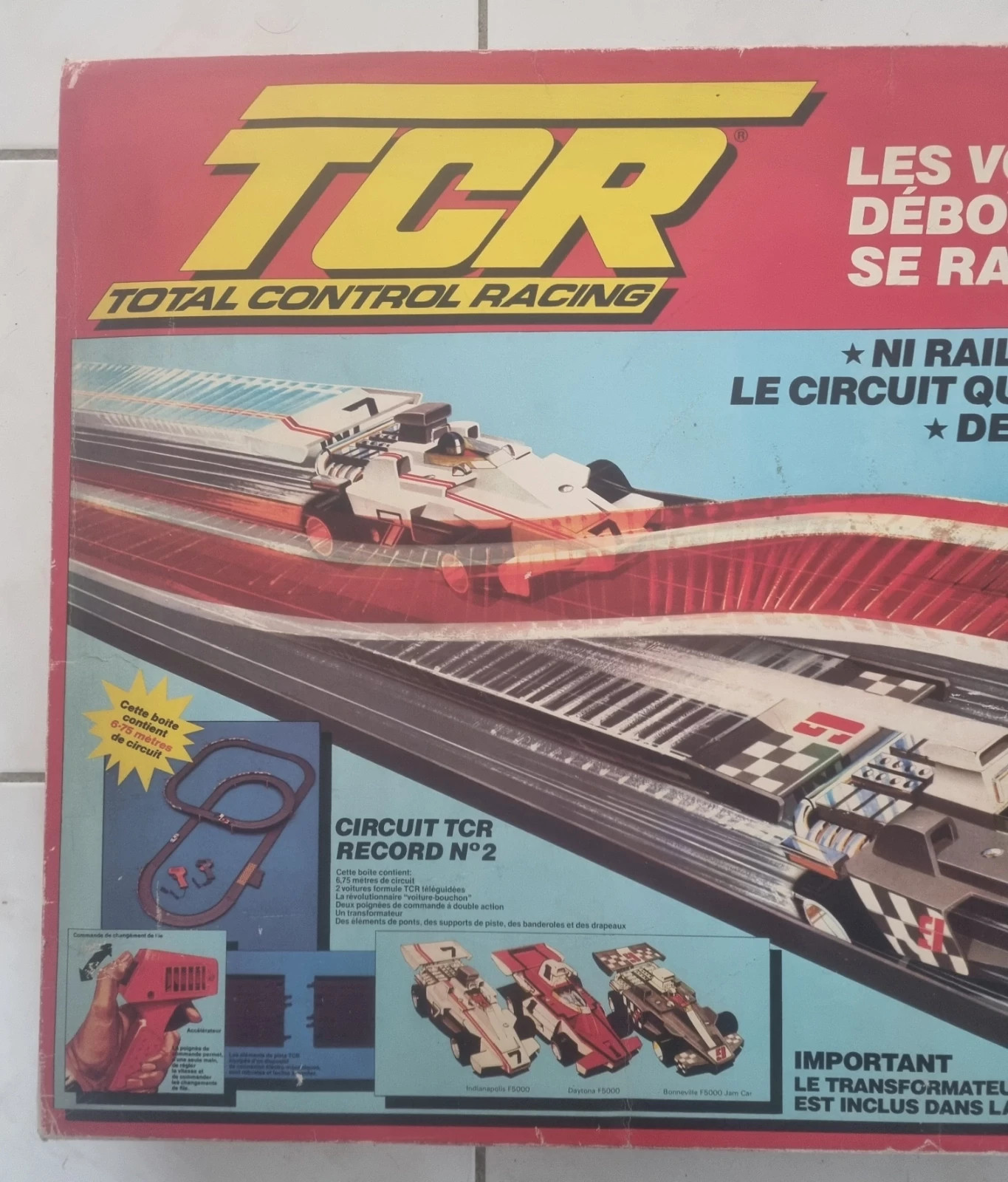 circuit tcr record 2 voiture bouchon
