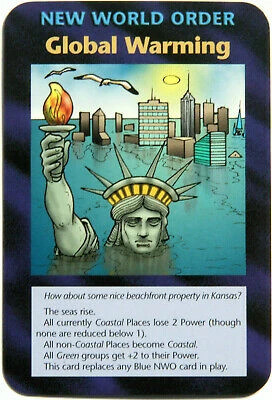 Global warming illuminati new world order card INWO 1994