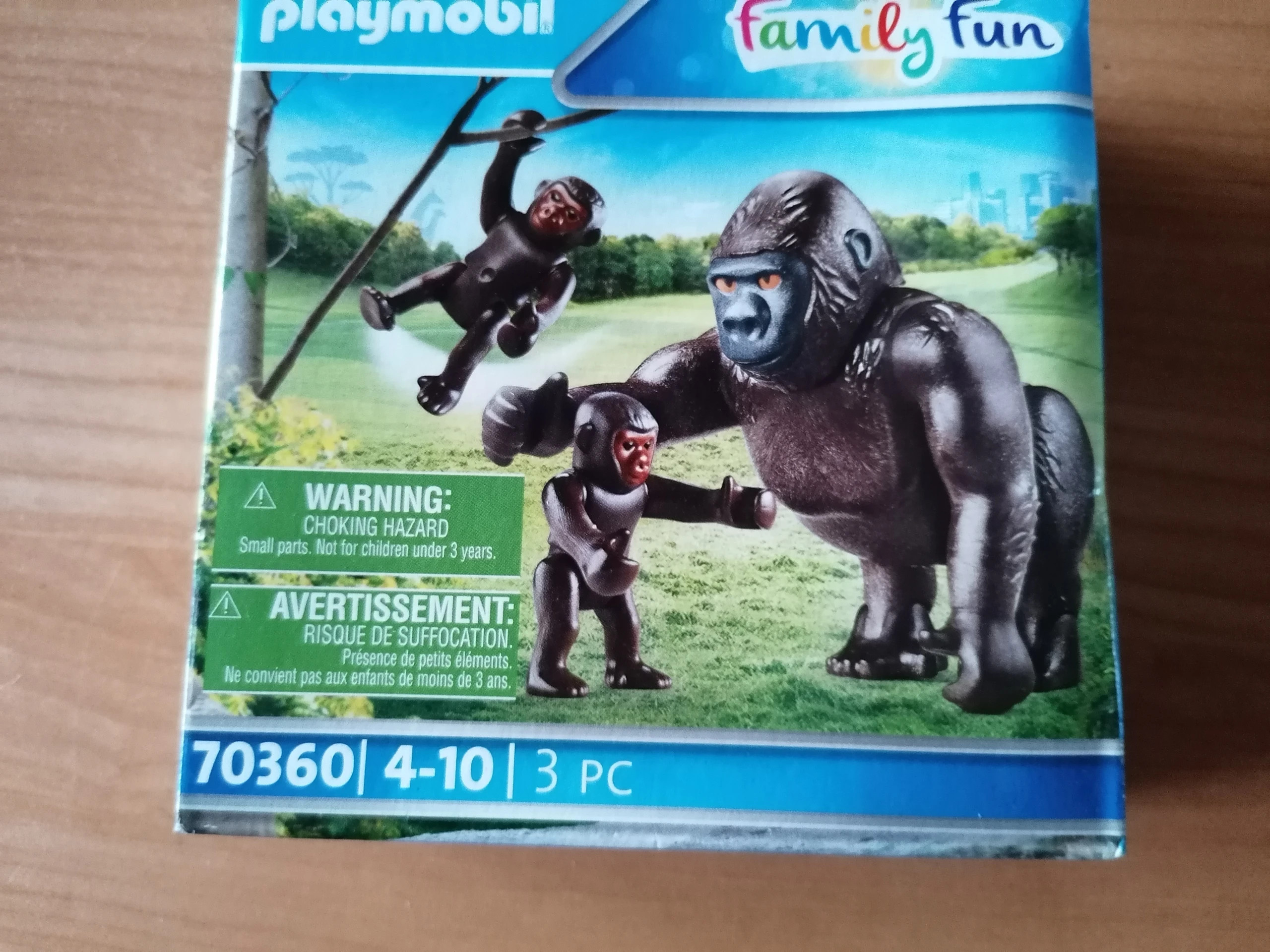 PLAYMOBIL 70360 Family Fun Gorilla With Babies for sale online