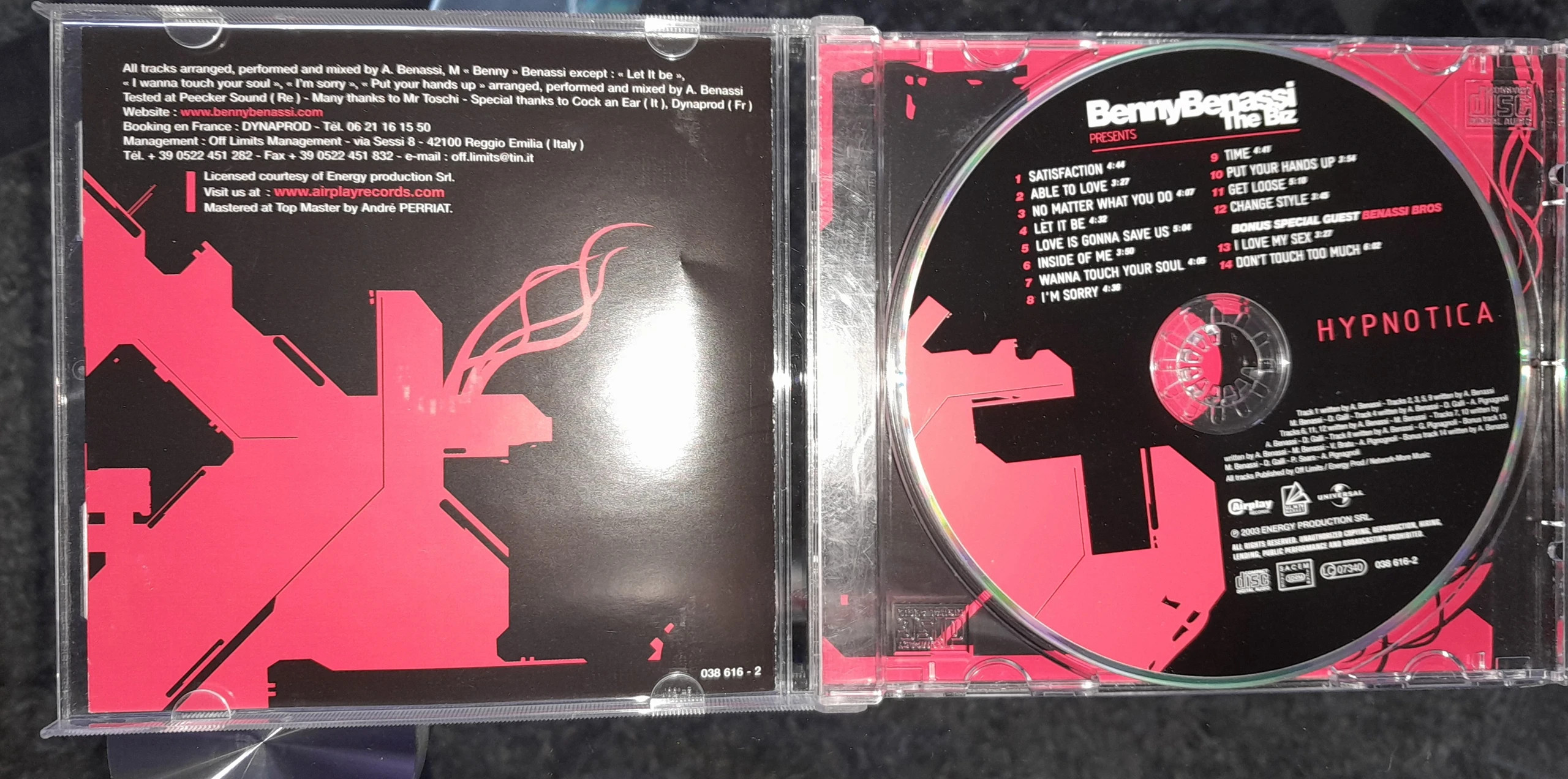 BennY Benassi /The biz - Hypnotica (CD) | Vinted