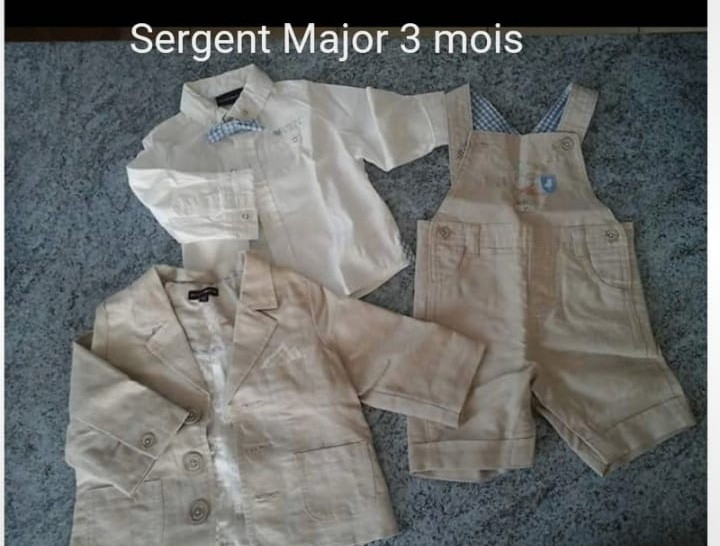 Tenue cérémonie outlet garçon sergent major