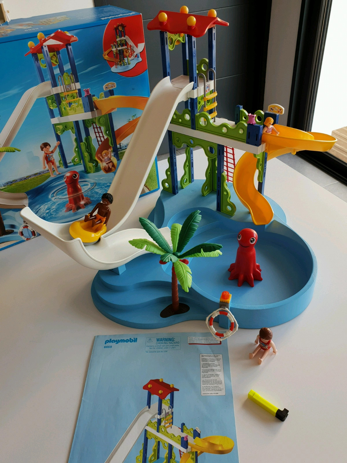 Playmobil - Parc aquatique avec toboggans géants