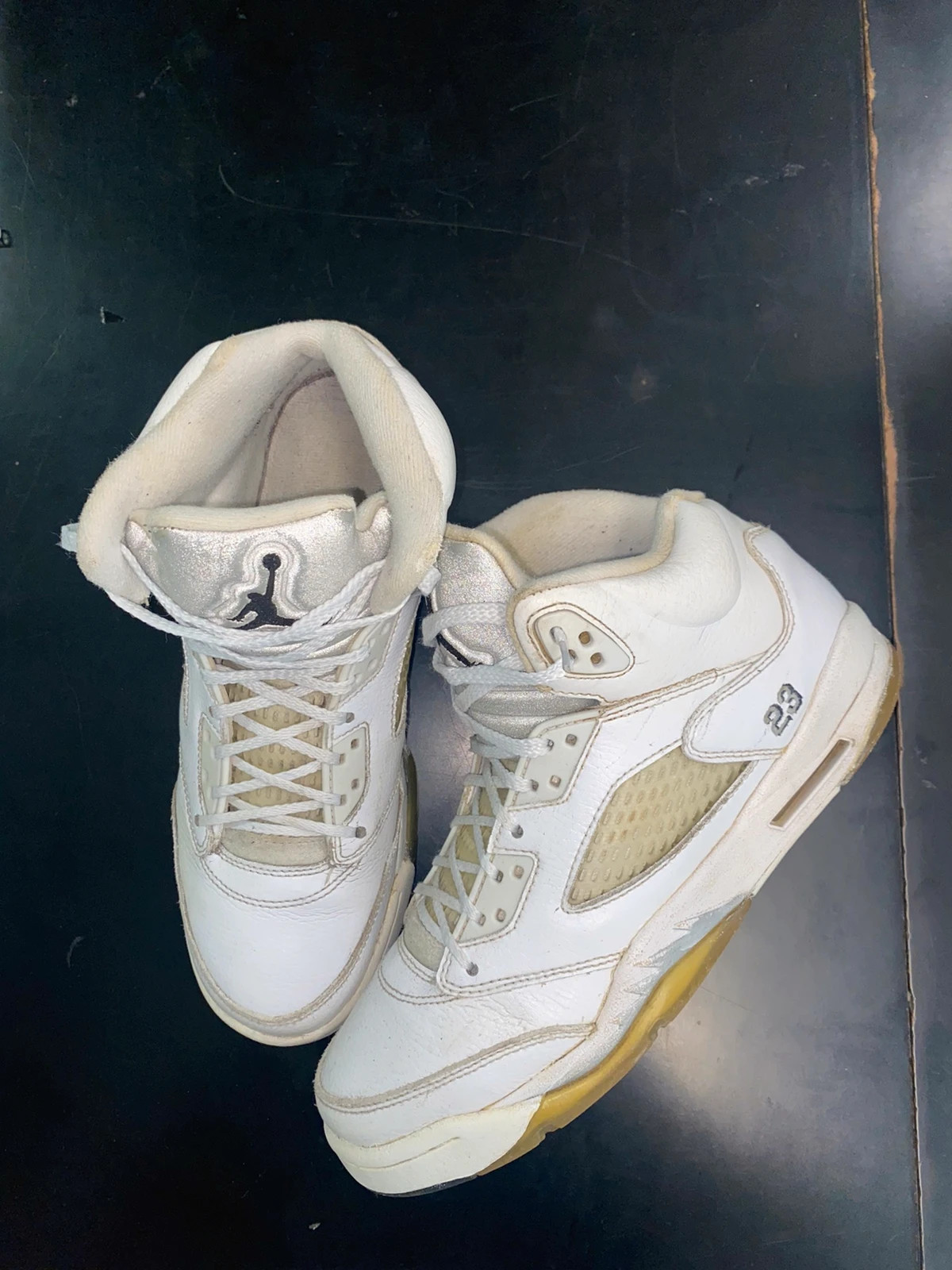 Sneakers Air Jordan 5 retro Metallic White 2000 Vinted