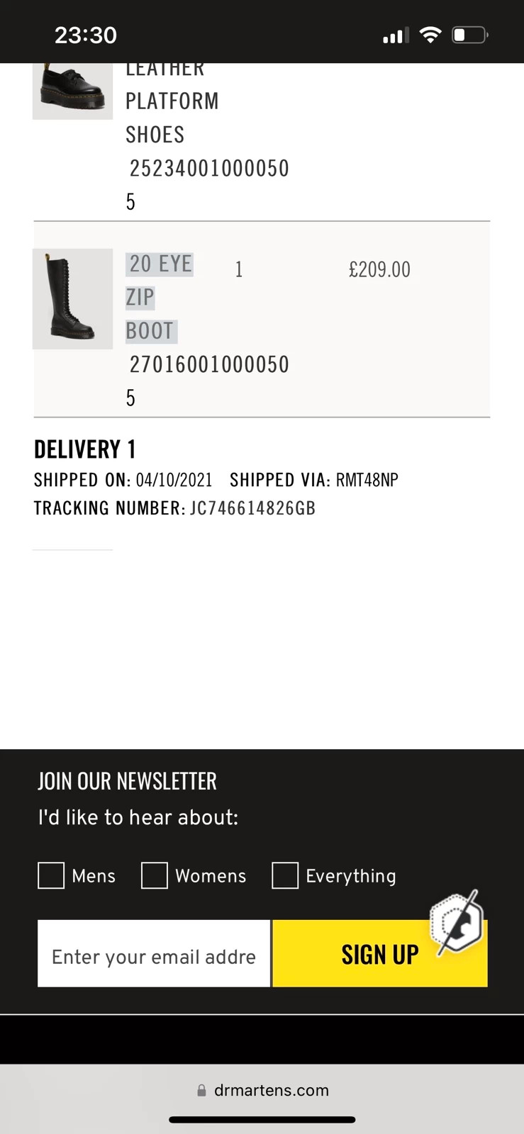 Doc martens 2024 coupon code 2019