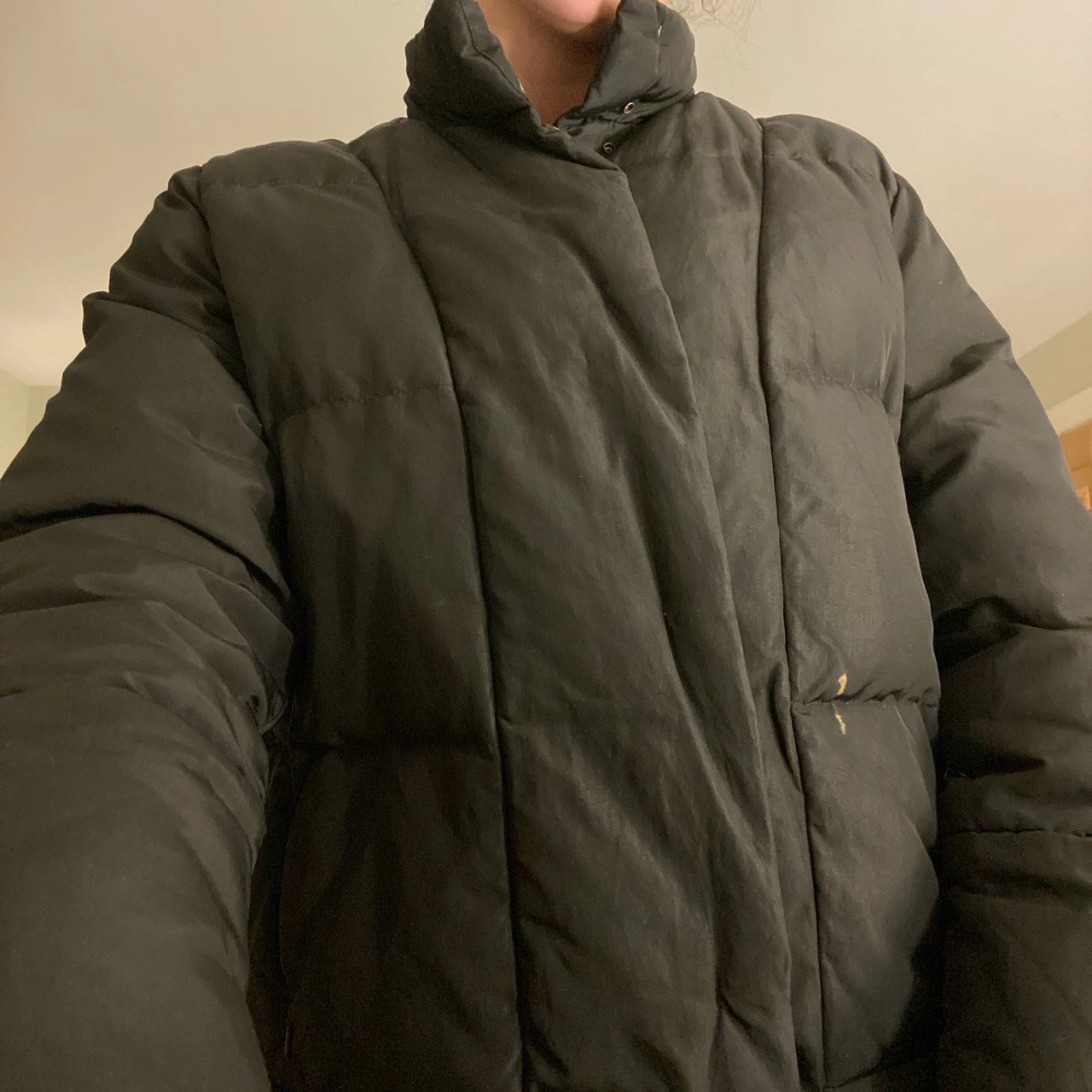 Black max mara puffer jacket Vinted