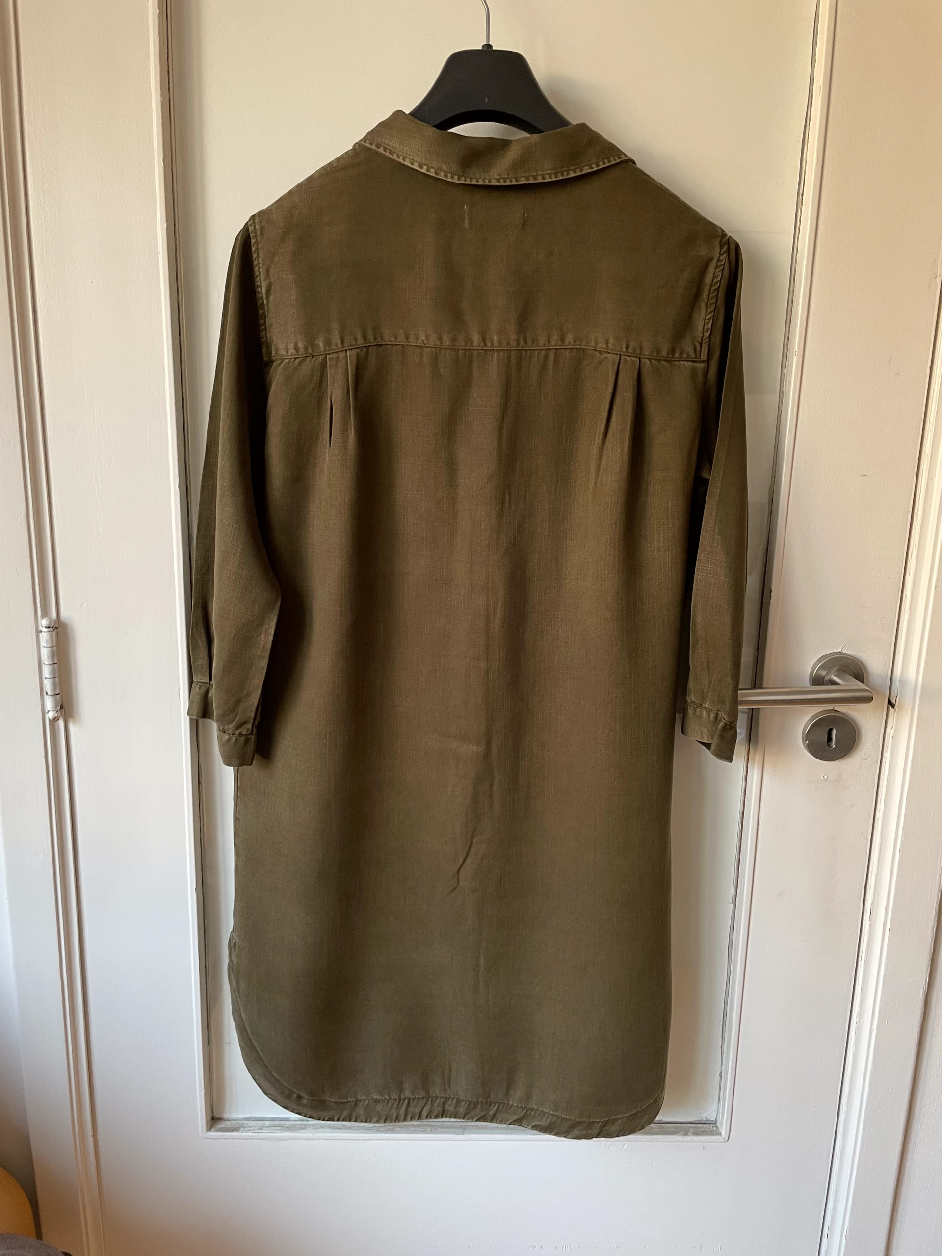 Robe chemise Zara kaki Vinted