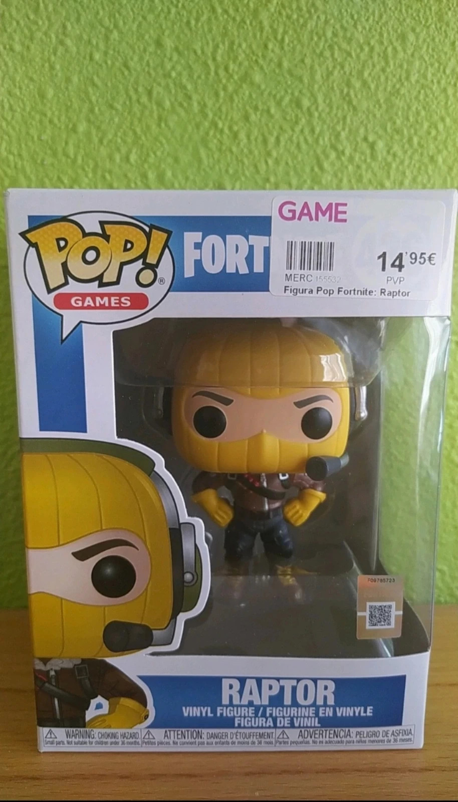 Fortnite Funko POP! Raptor portachiavi