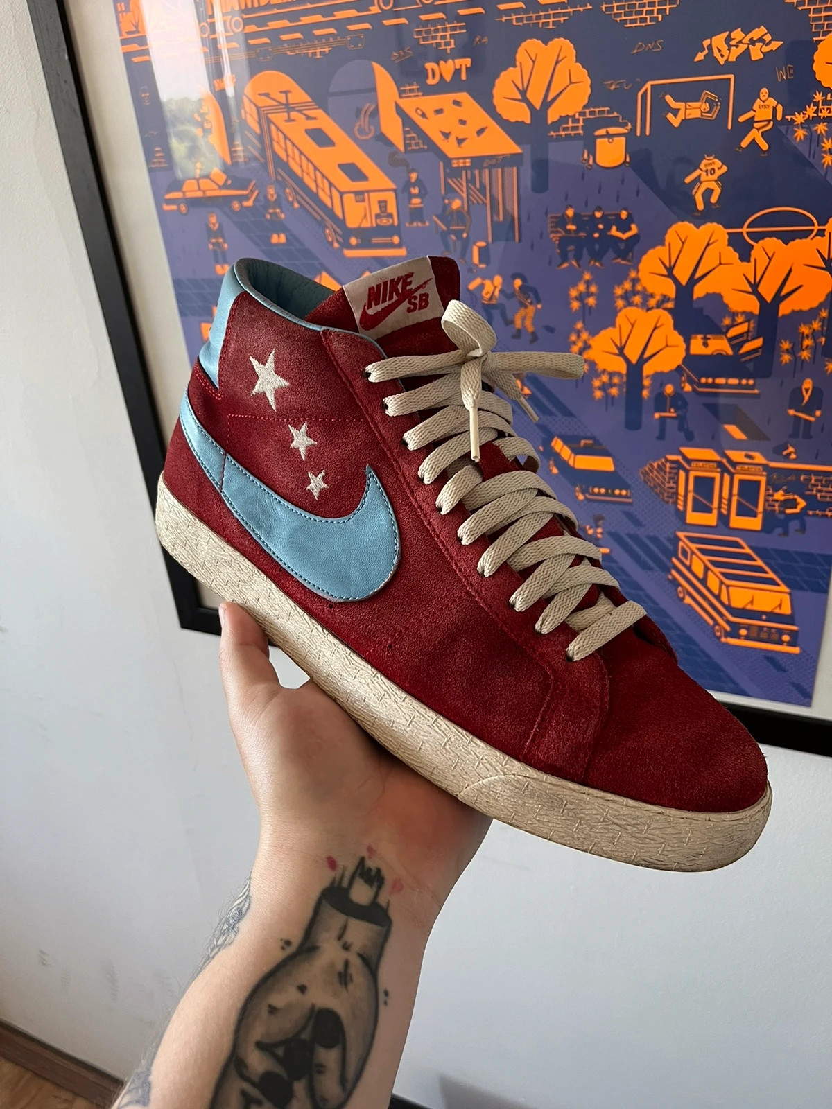 Nike blazer sb vanilla ice 11us 45 Vinted