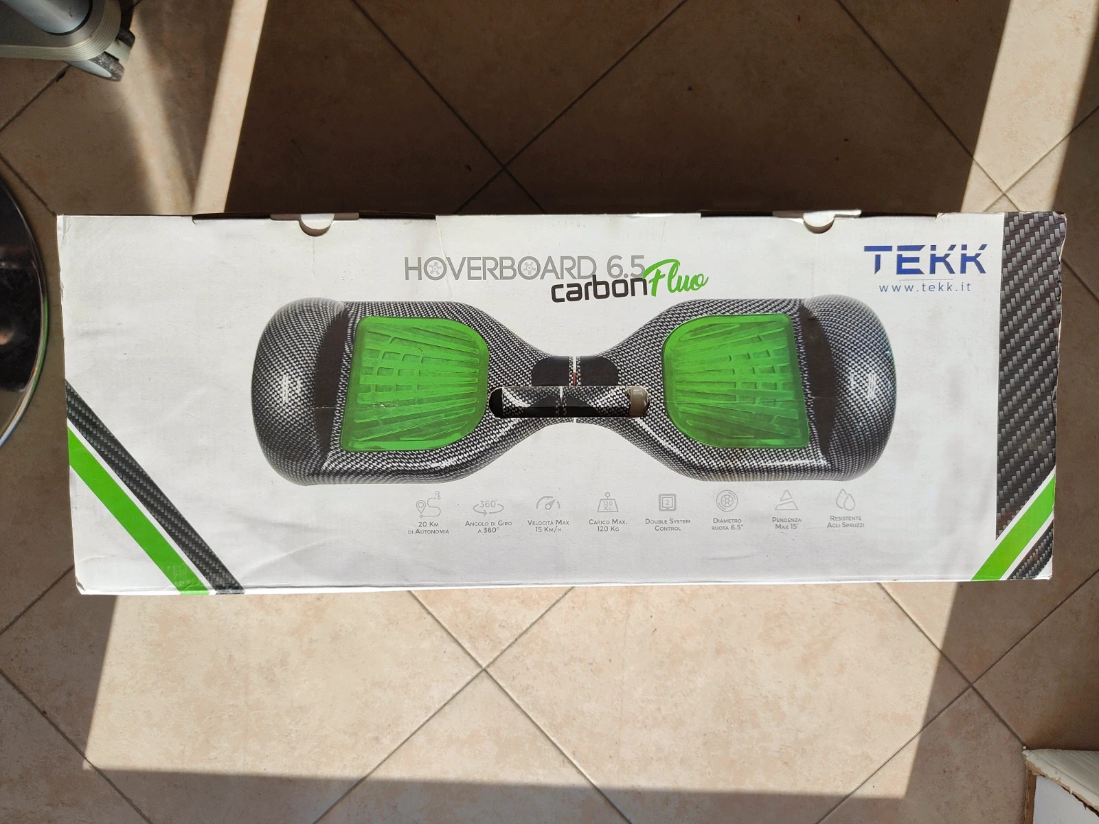 Hoverboard Tekk 6.5 carbon Fluo Vinted