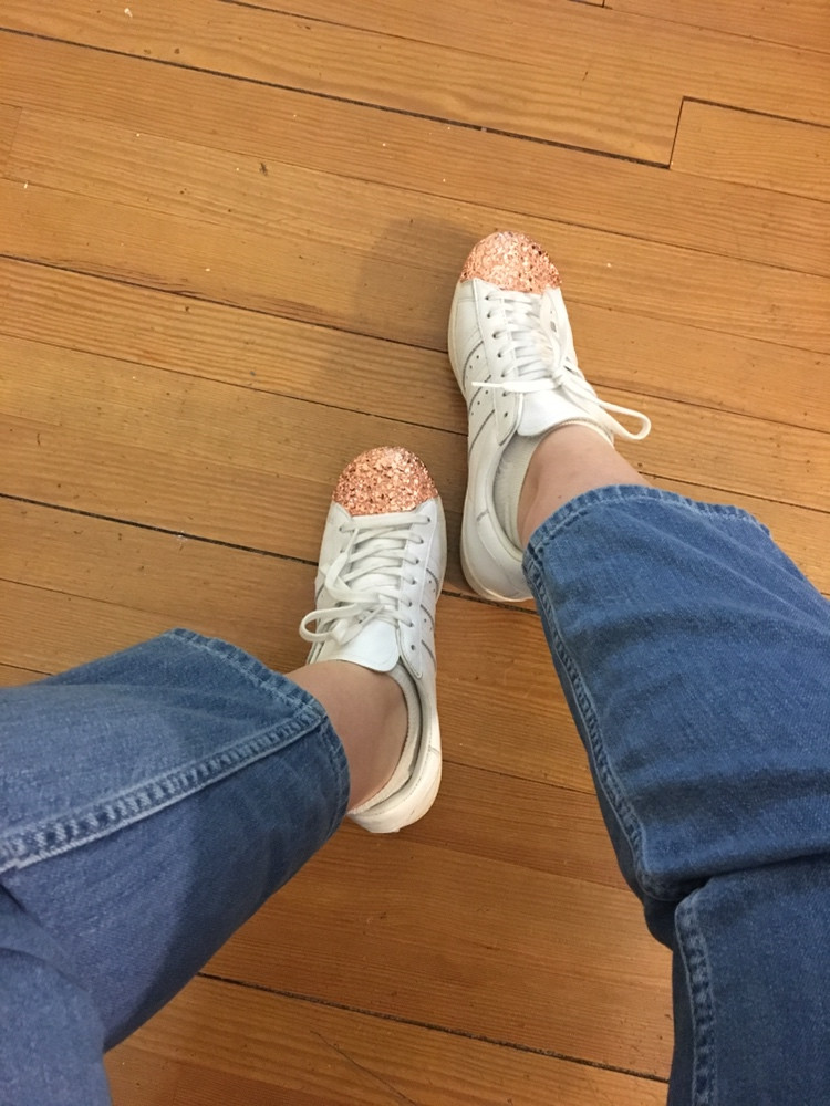 Superstar adidas blanche et rose Vinted