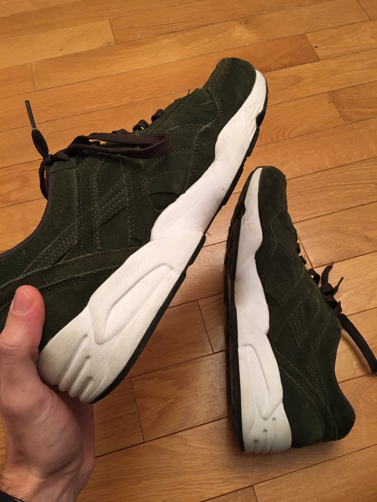 Chaussures Puma Trinomic Kaki Sneakers Homme Vinted