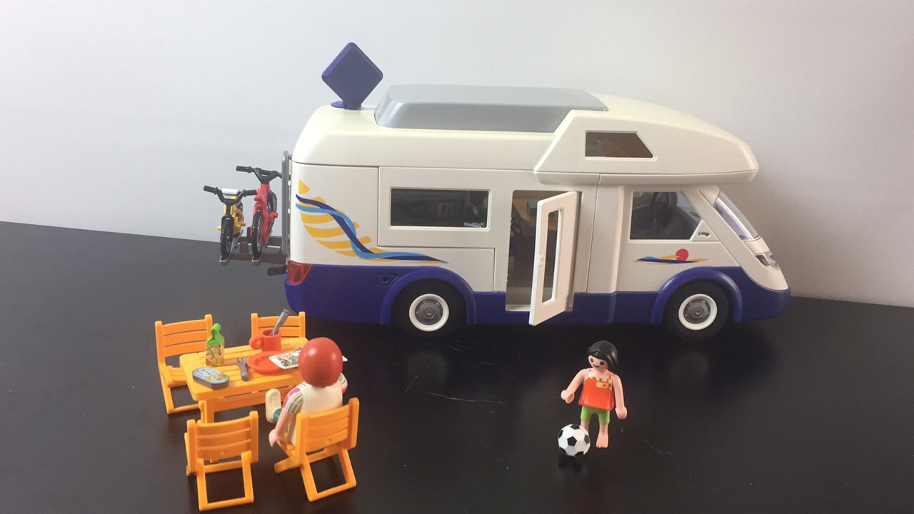 Playmobil - 4859 - Jeu de construction - Grand camping-car familial