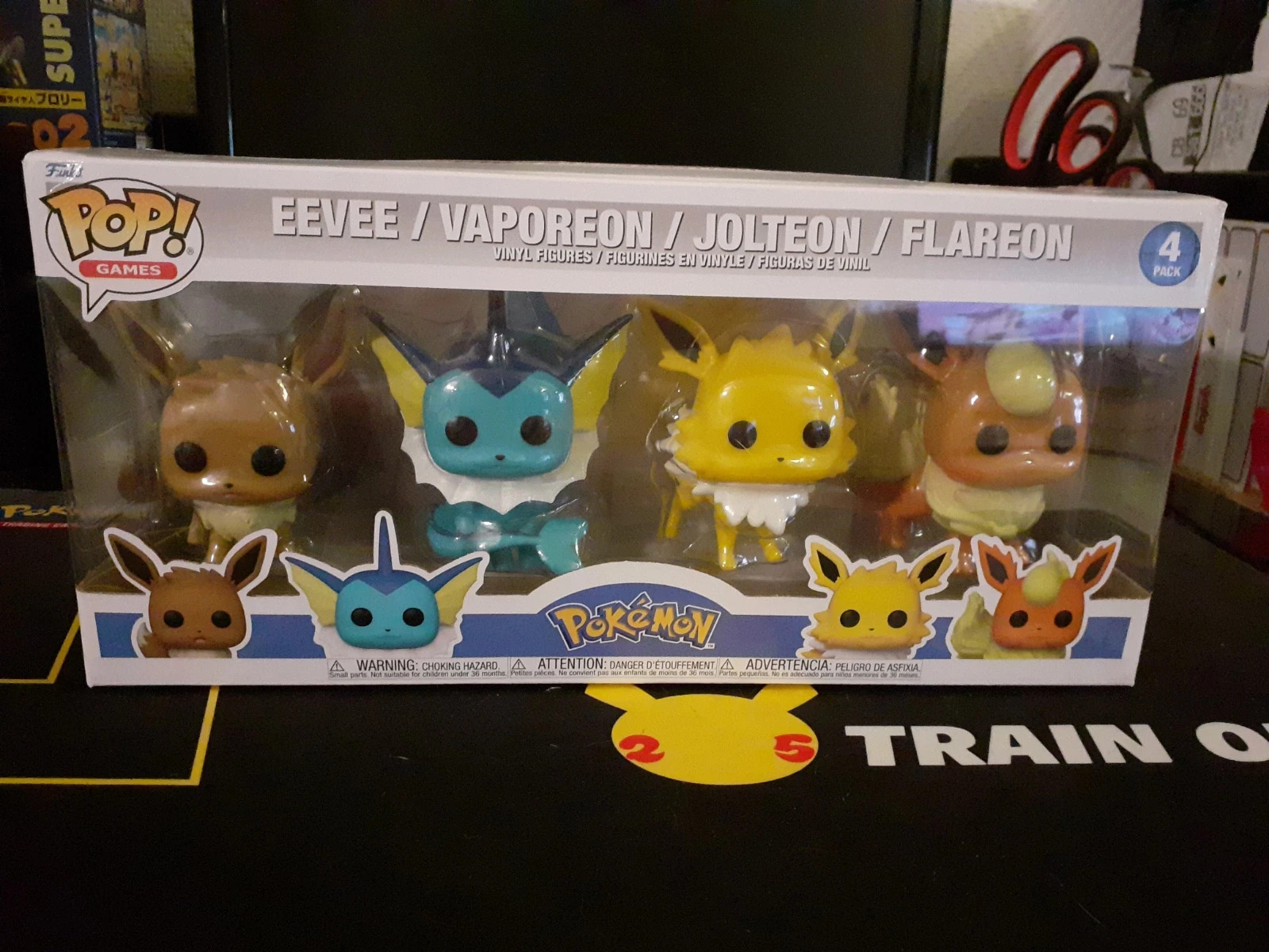 Funko Pop Pokémon 4 Pack Eevee Vaporeon Jolteon Flareon | Vinted