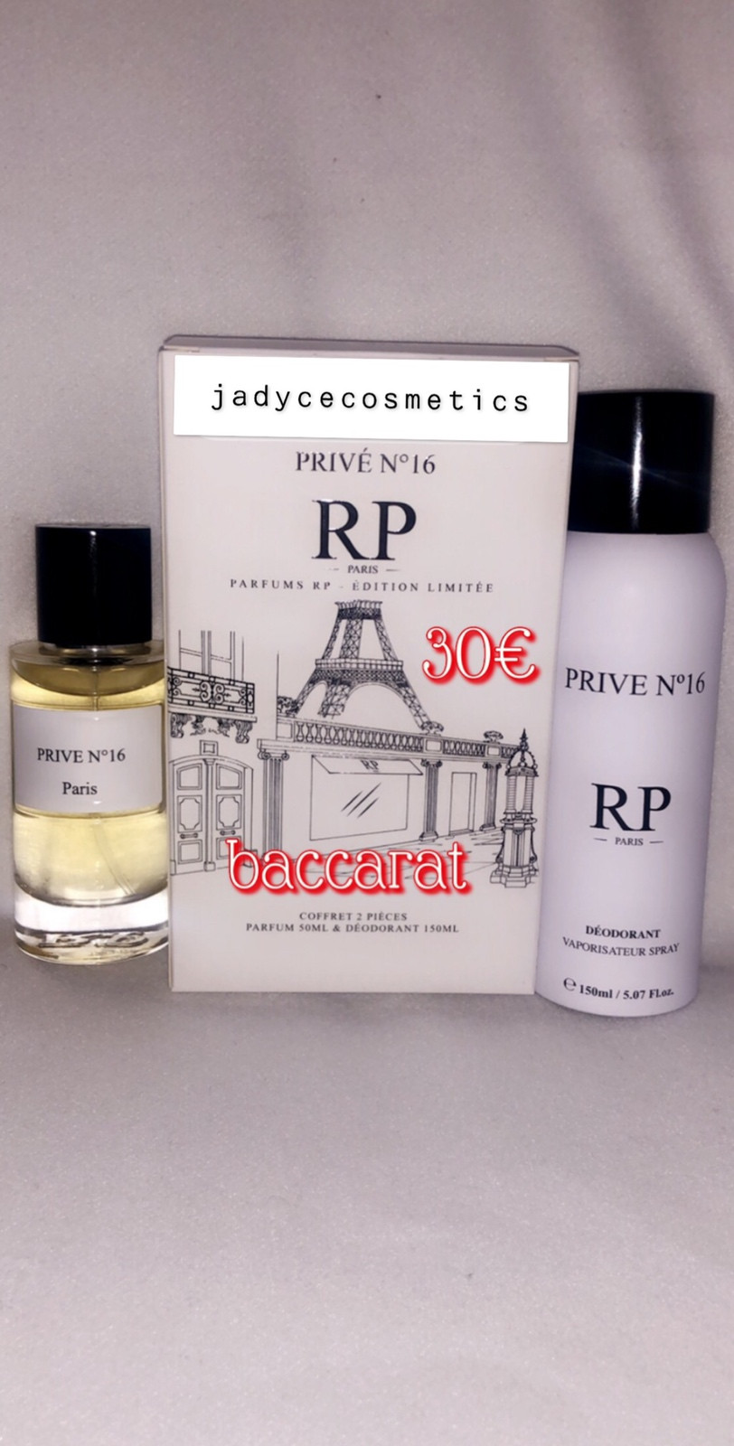 RP Parfums PRIVÉ N°4 - Coffret Eau de Parfum 50ml + Déodorant 150ml
