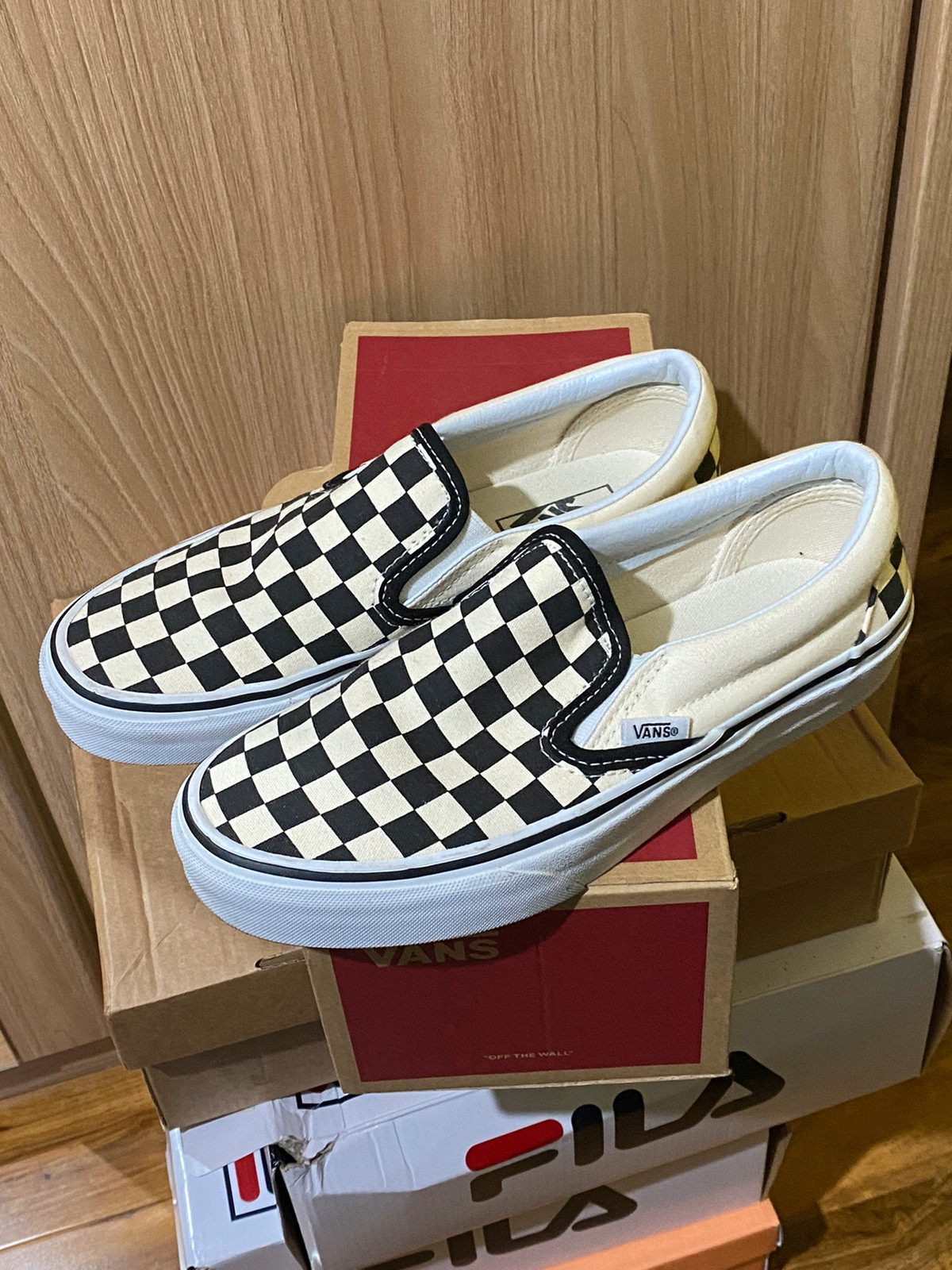 How much sales is checkered vans