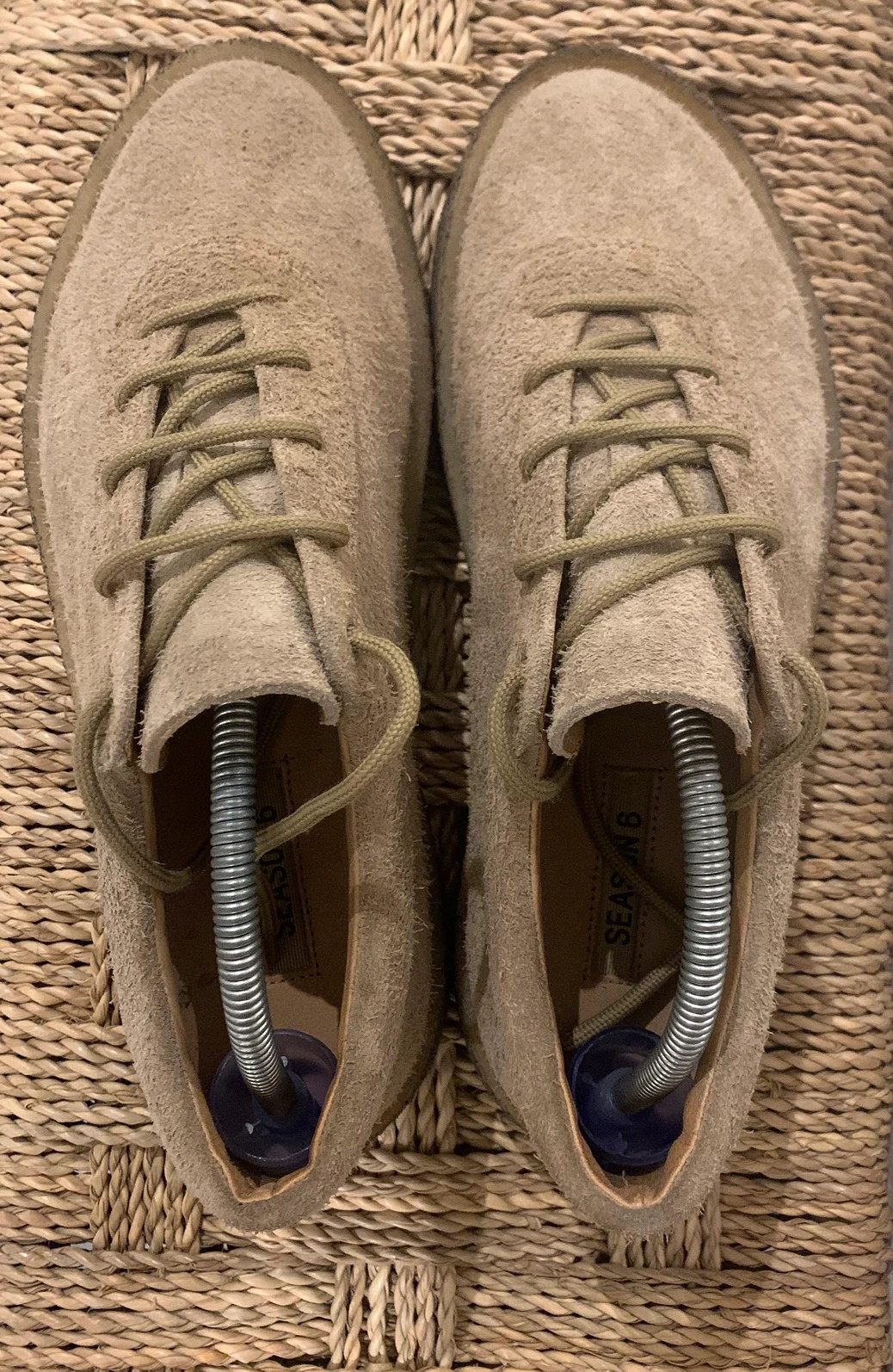 Yeezy Crepe Sneaker Season 6 Thick Shaggy Suede Taupe | Vinted