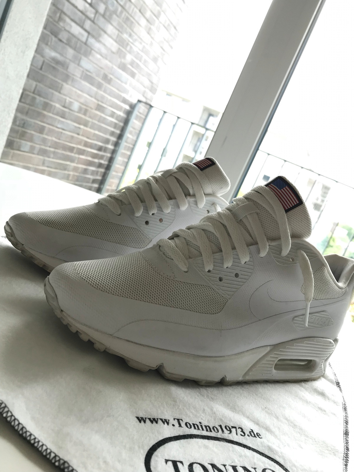 NIKE Air Max 90 Hyperfuse Independence Day White US10 UK9 EU44 Vinted