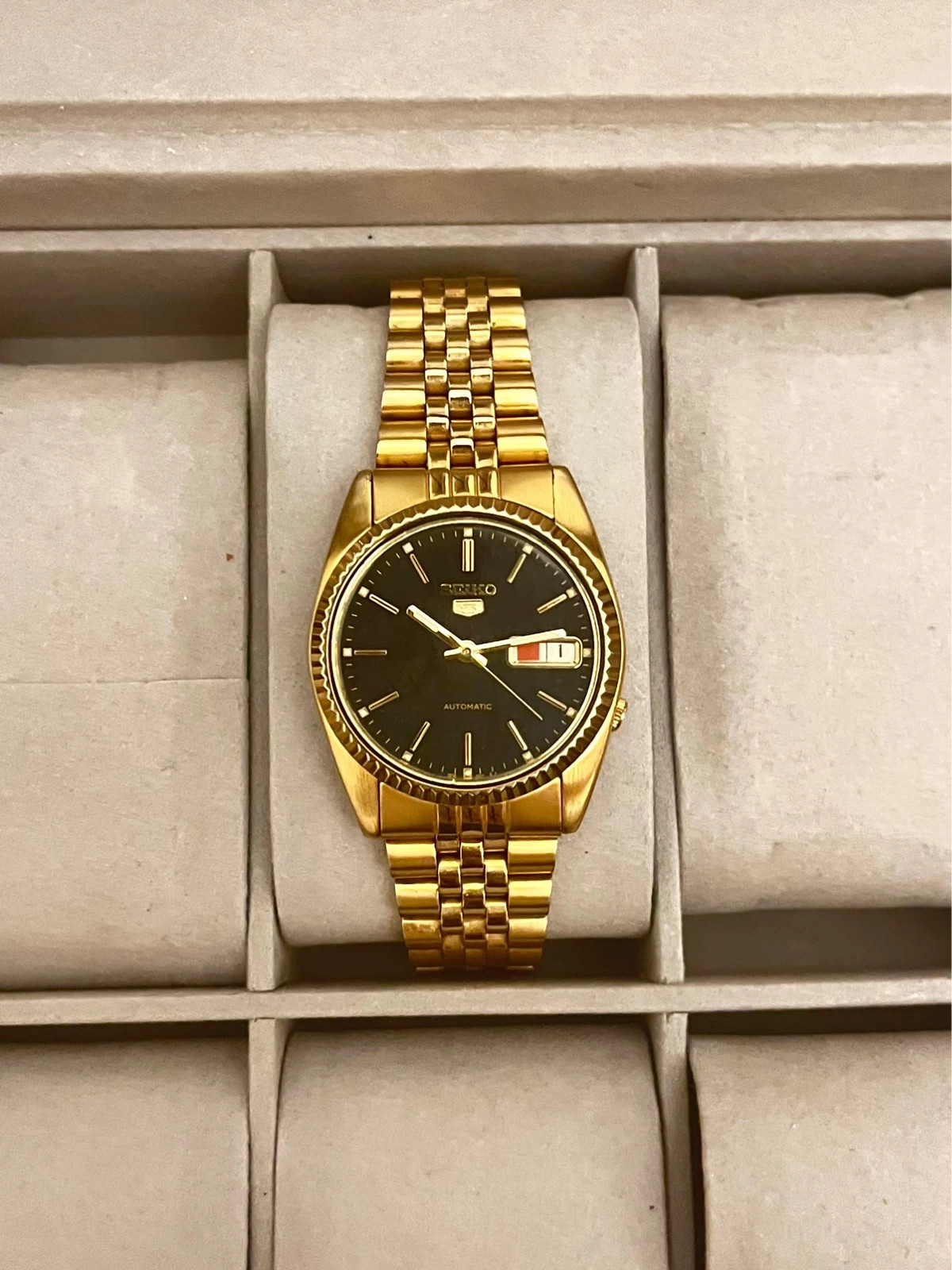 Seiko clearance datejust gold