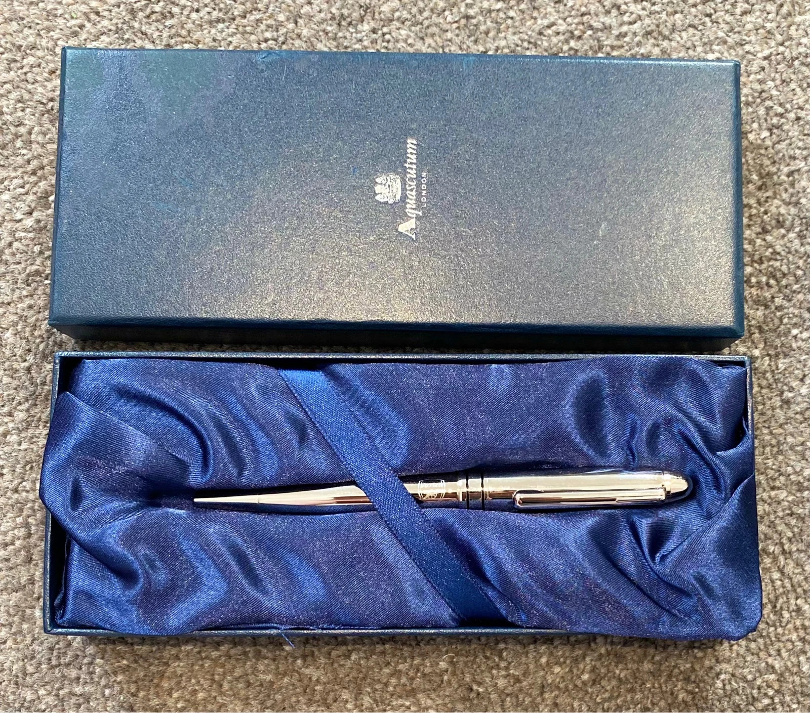 Aquascutum Silver Pen Engraved Arsenal Shield Vinted